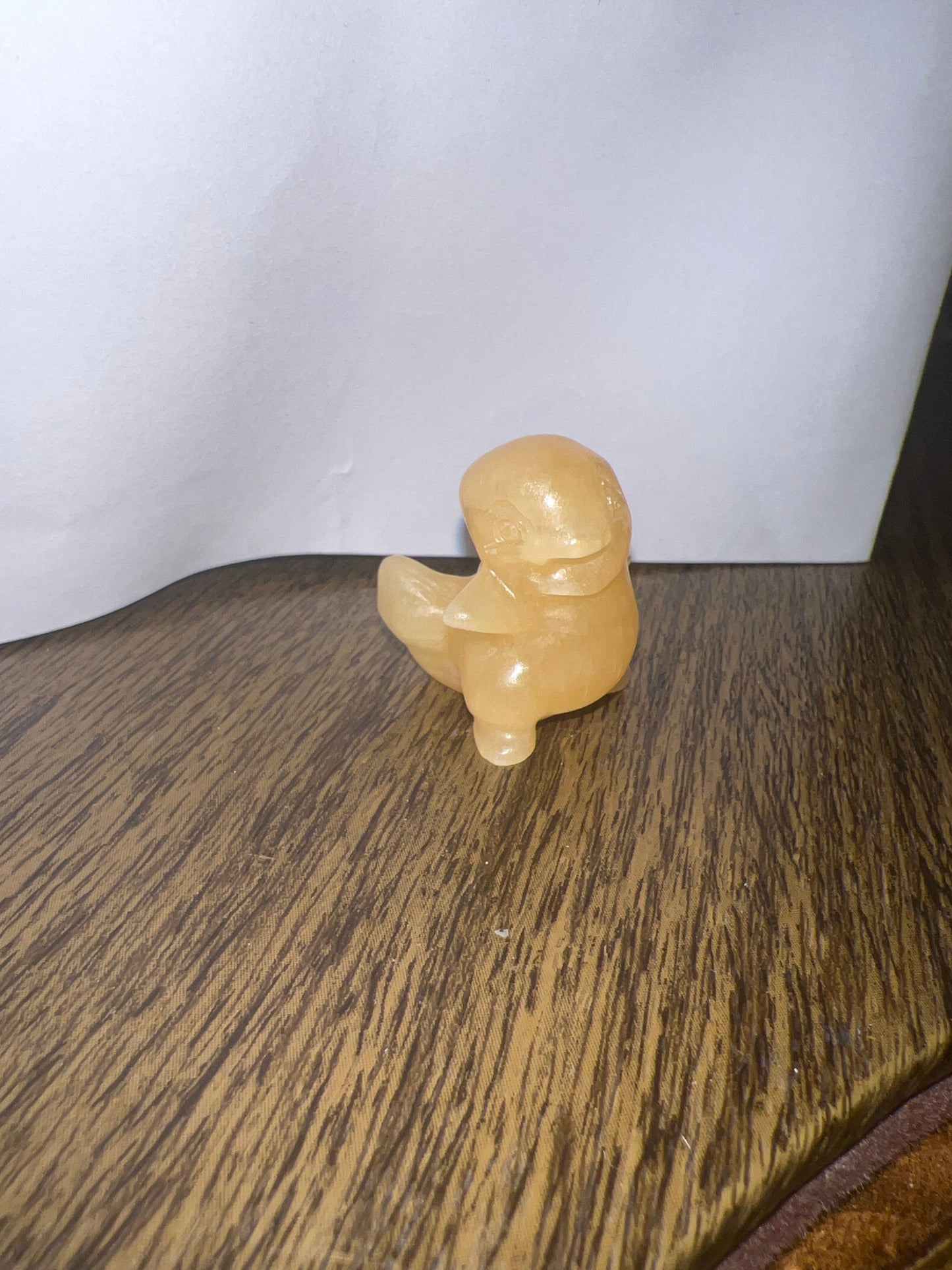 Orange Calcite Charmander Carving
