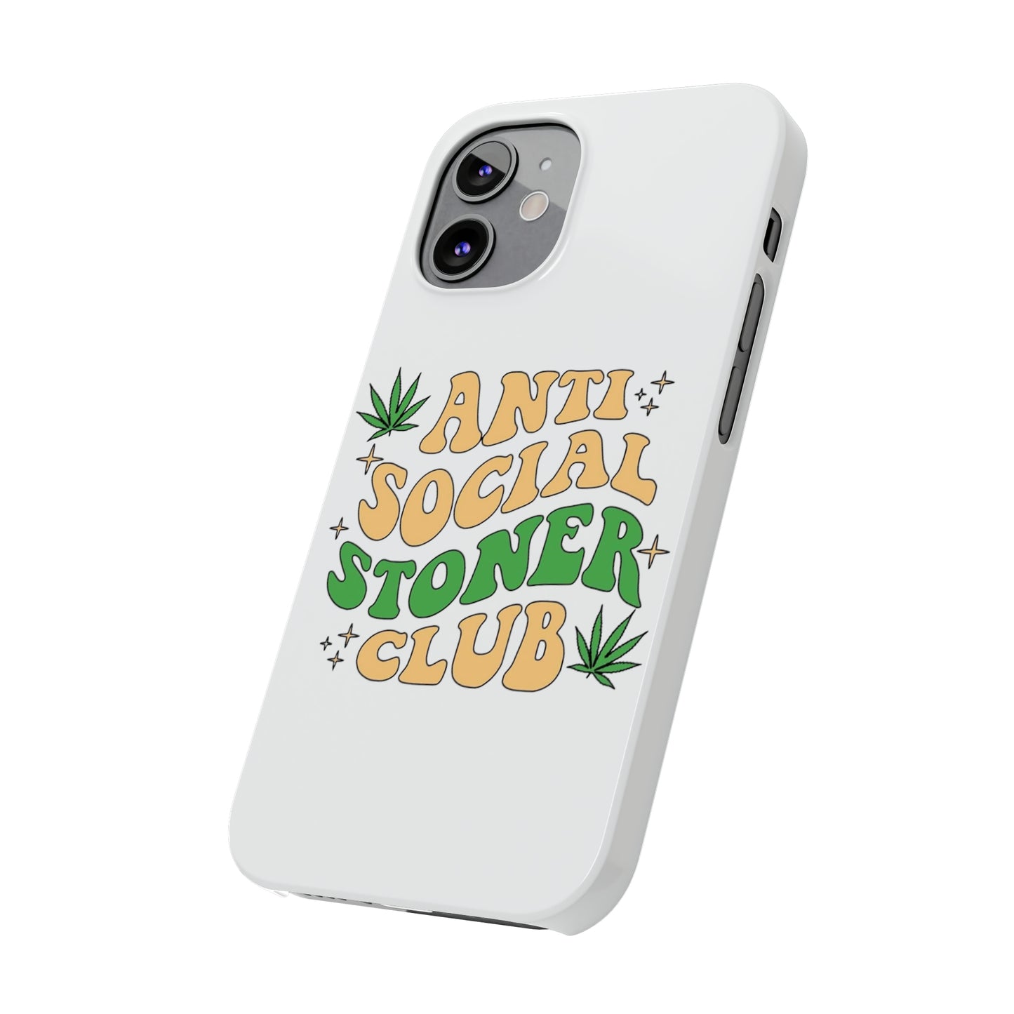 Anti-Social Stoners Club Slim Phone Case