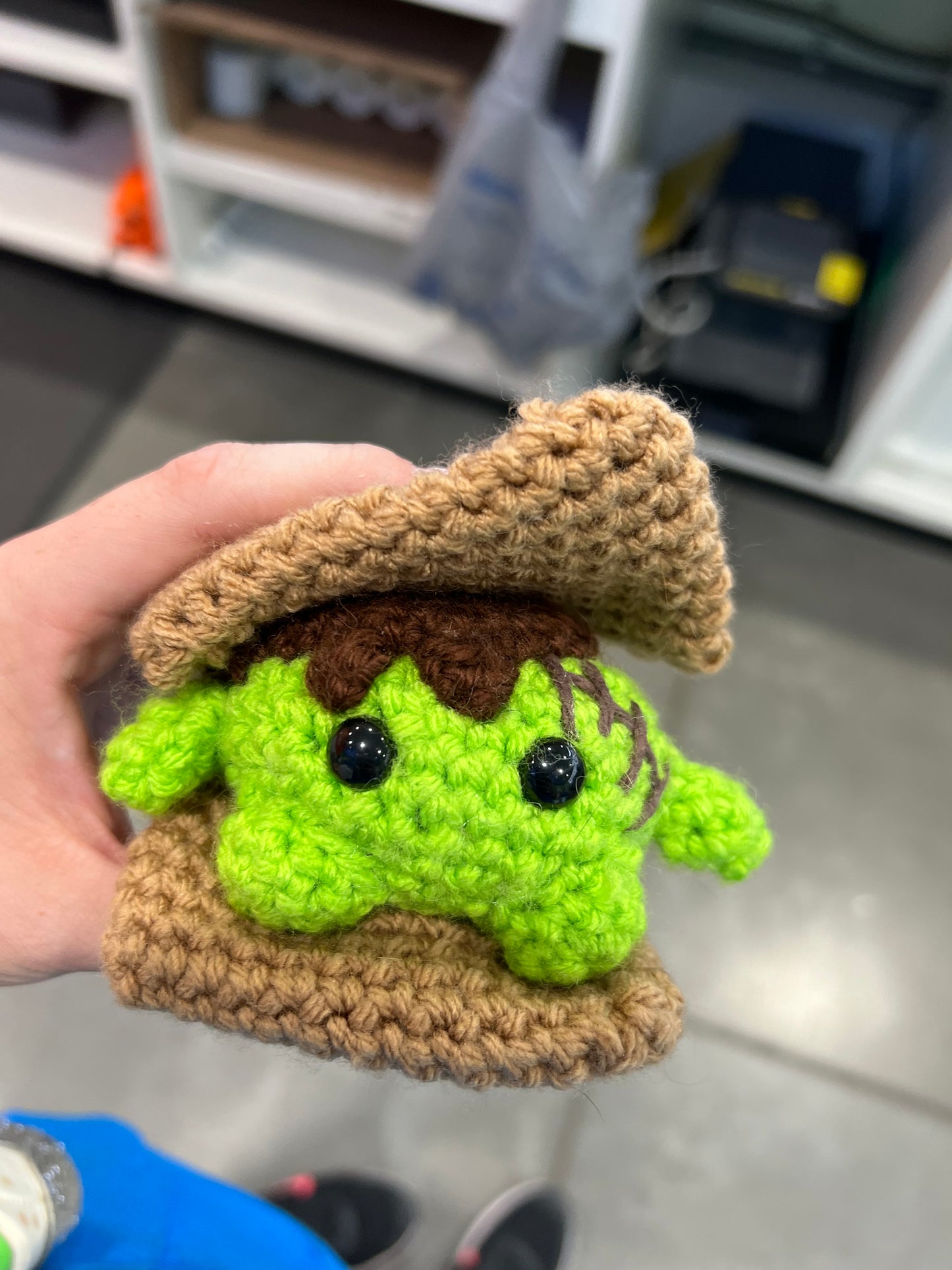 Franken-S’More Crochet Plushie