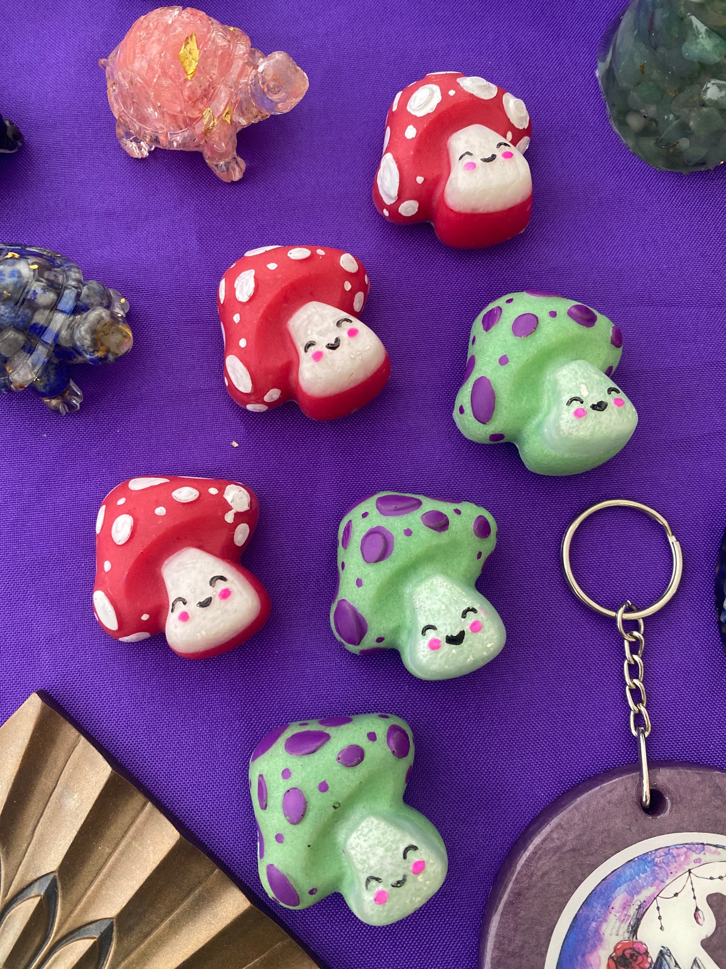 Resin Mushy Mushroom Magnet