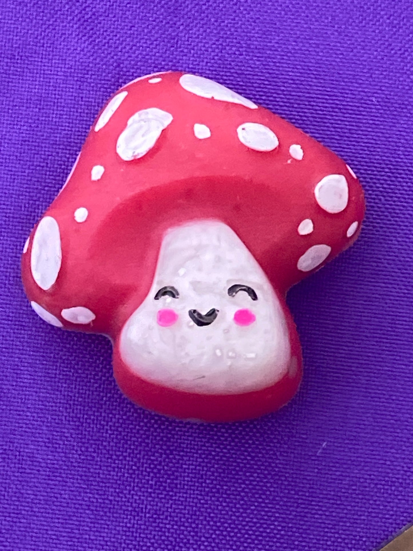 Resin Mushy Mushroom Magnet