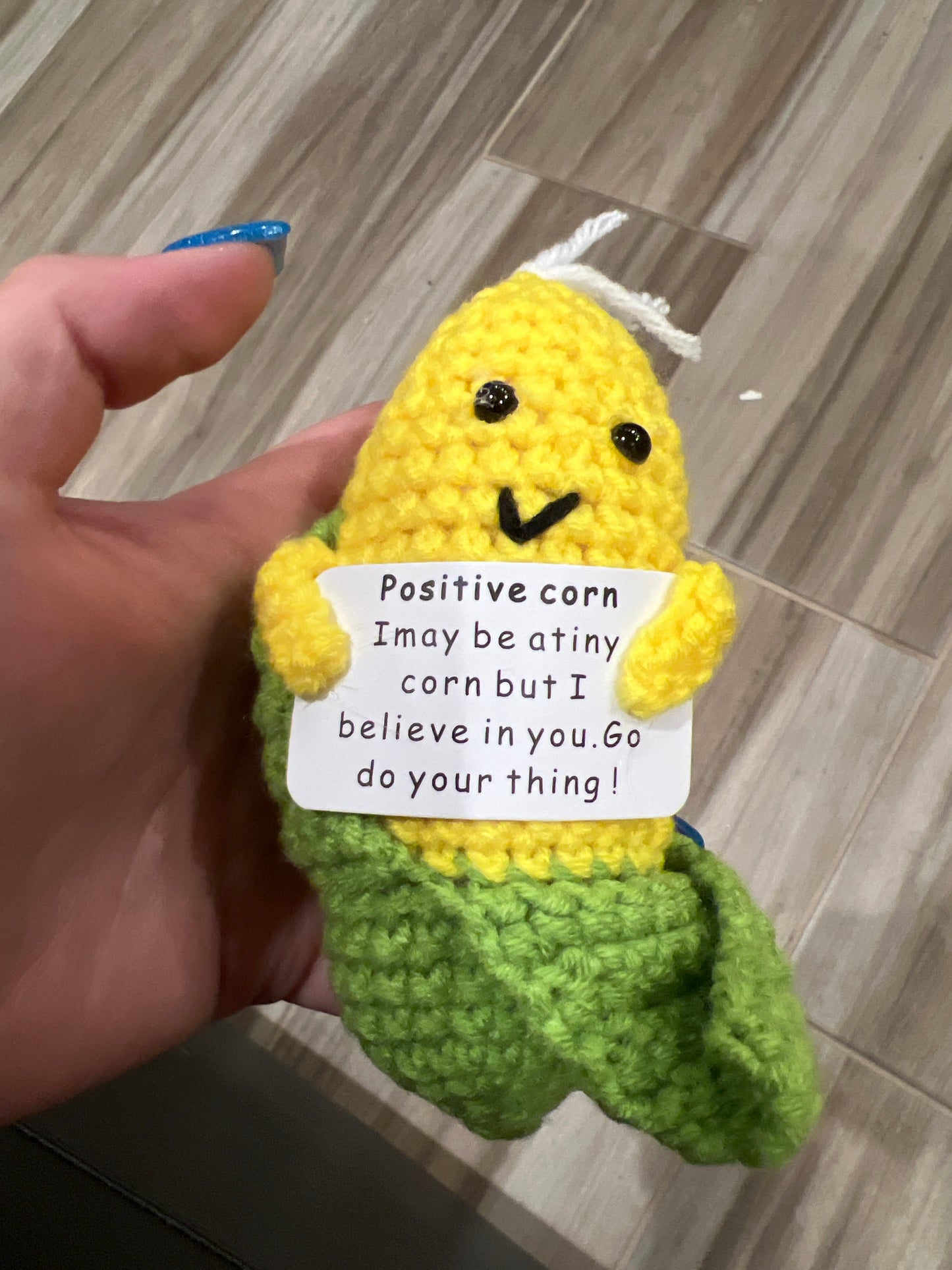 Positive Corn Crochet Plushie