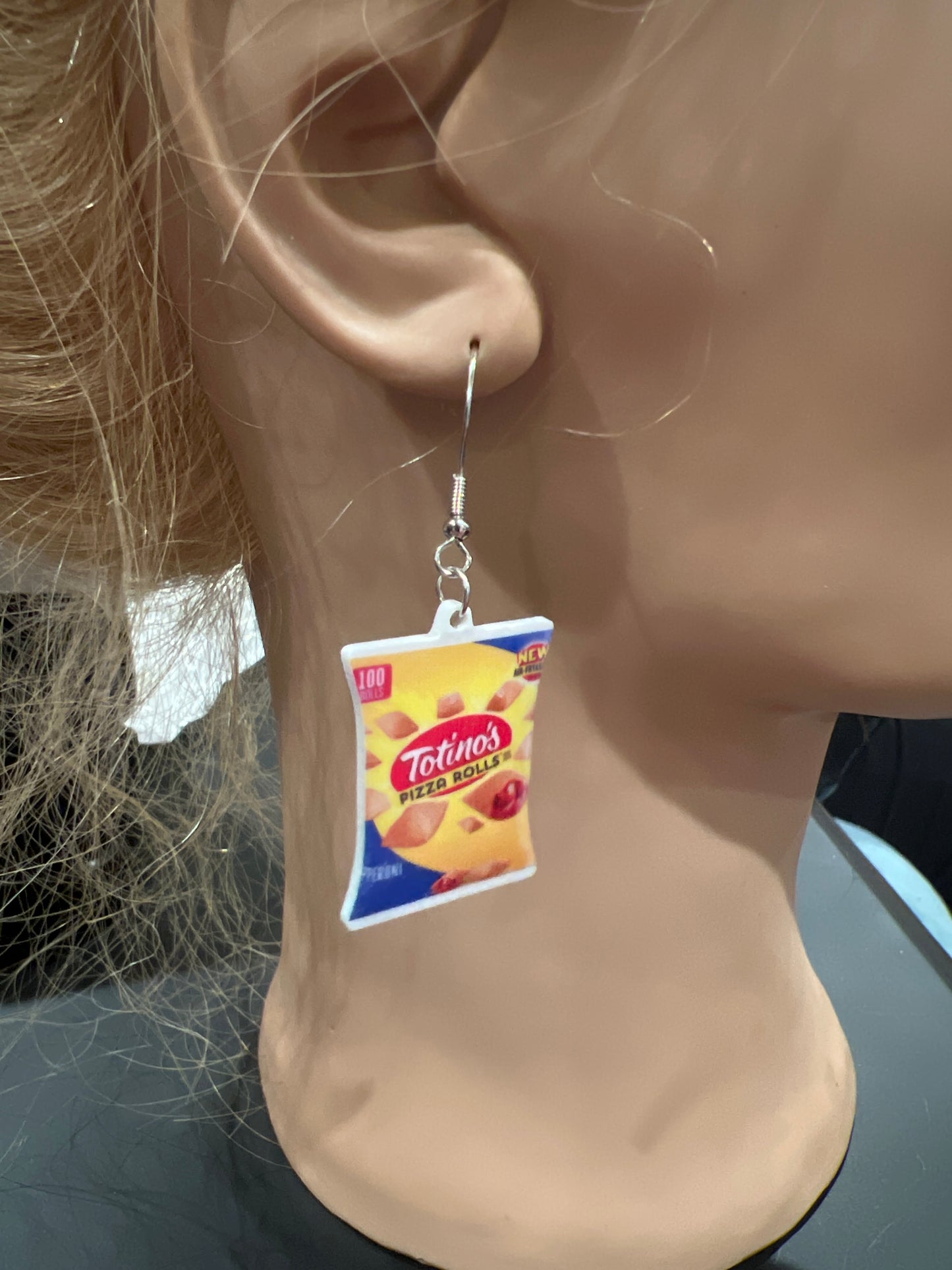 Food or Drink Sterling Silver Dangle Earrings