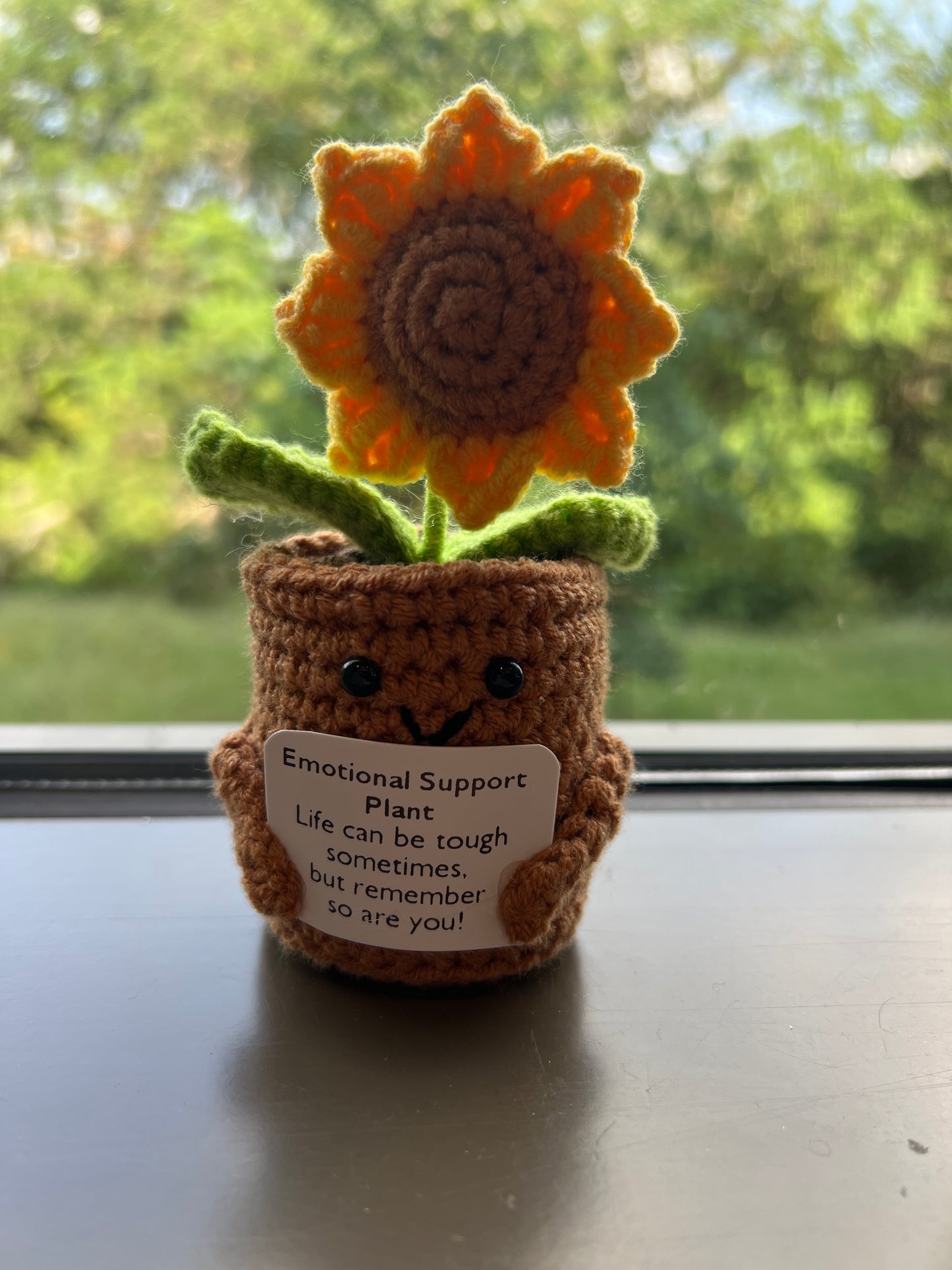Crochet Emotional Support Flower