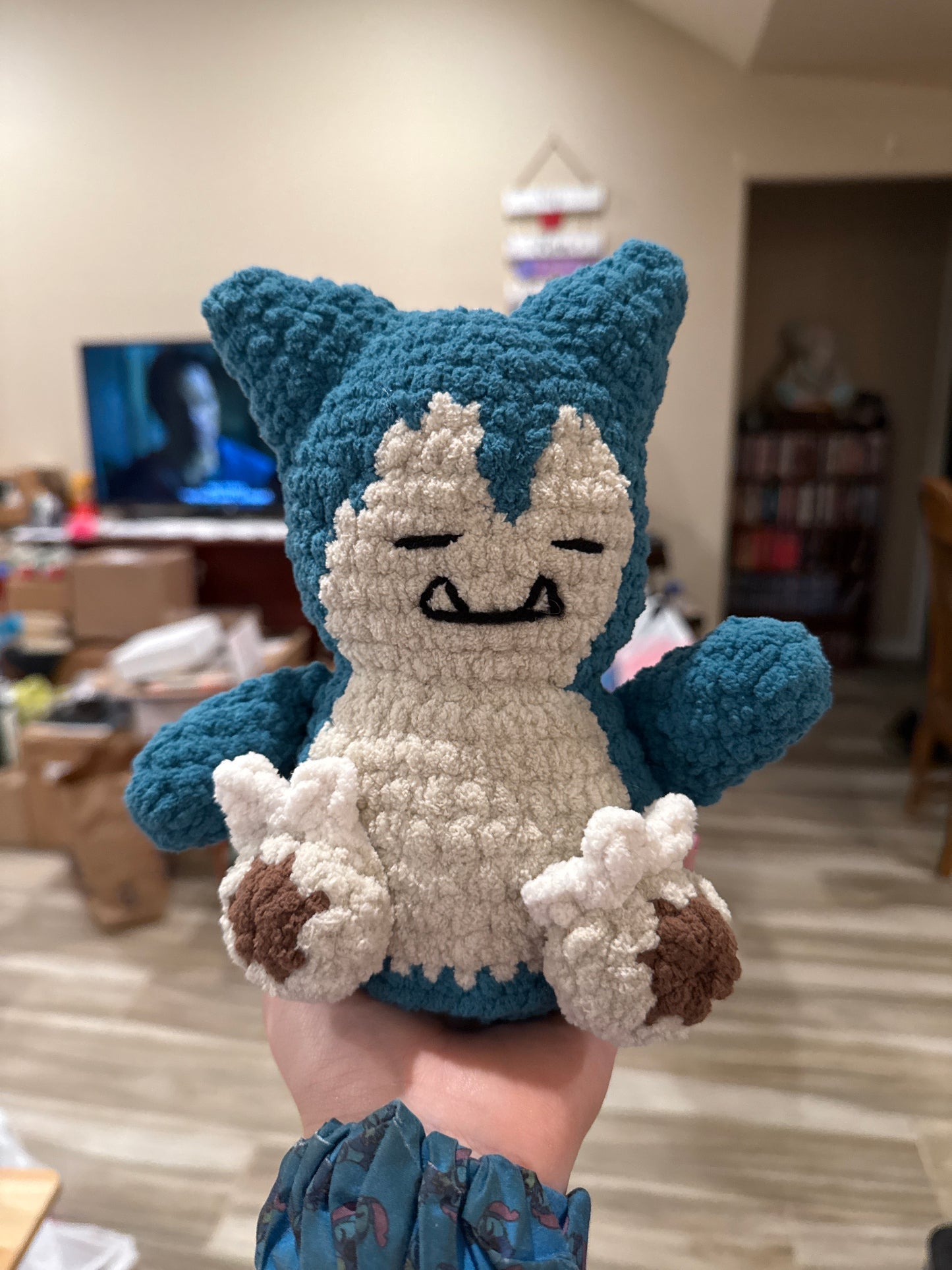 Crochet Snore Monster Plushie
