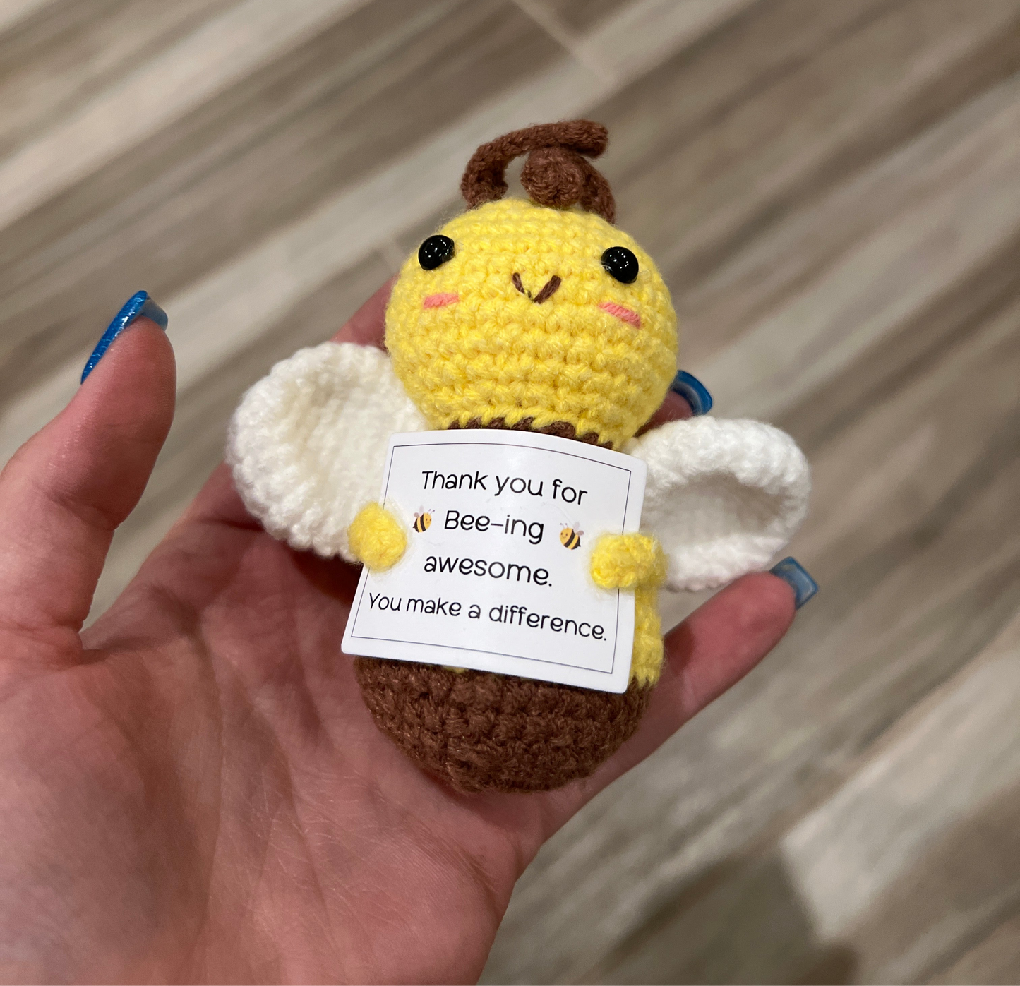 Thank you for Bee-ing Awesome Bee Crochet Plushie