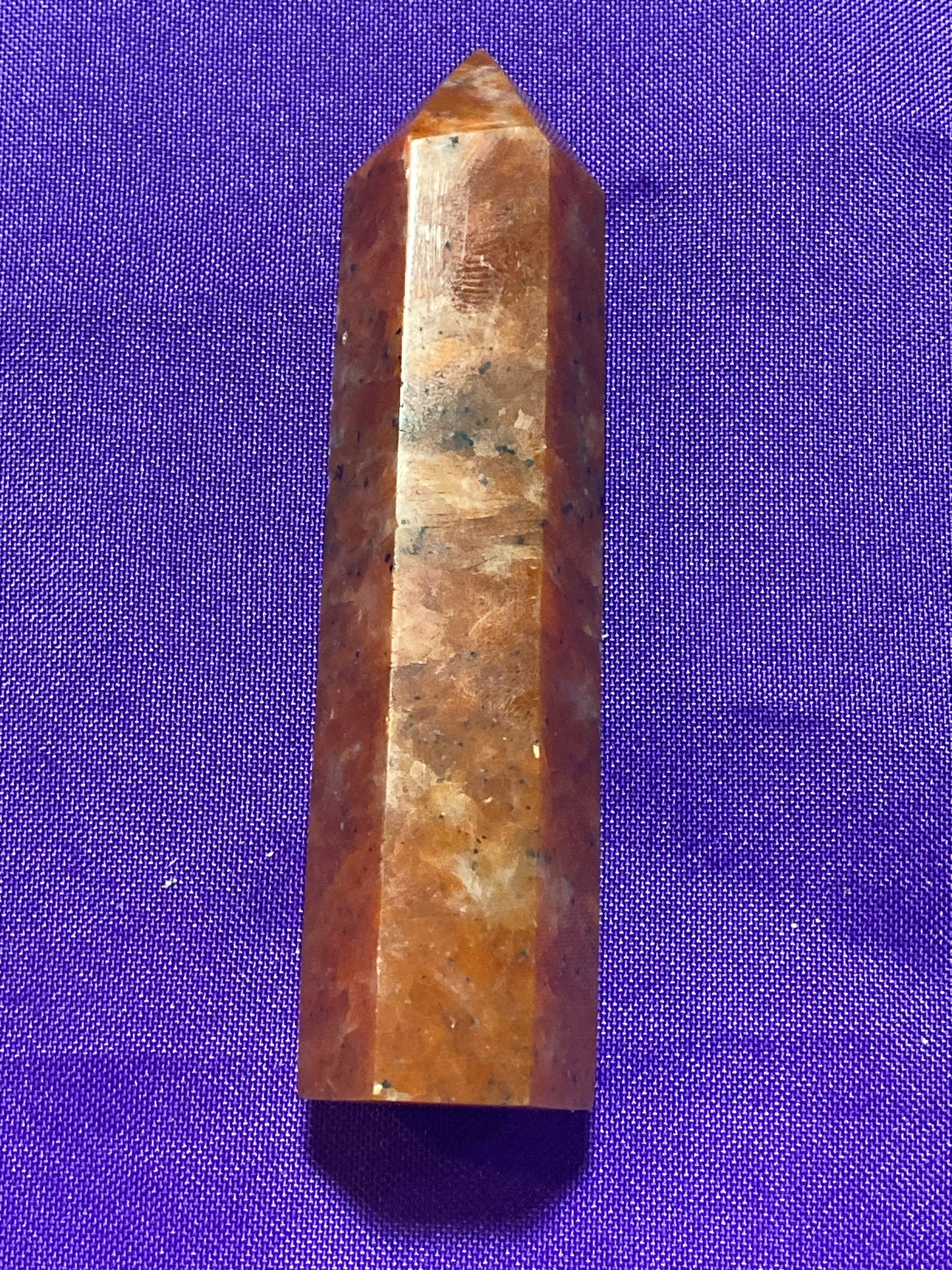 Fire Quartz 4” Hexagonal Tower