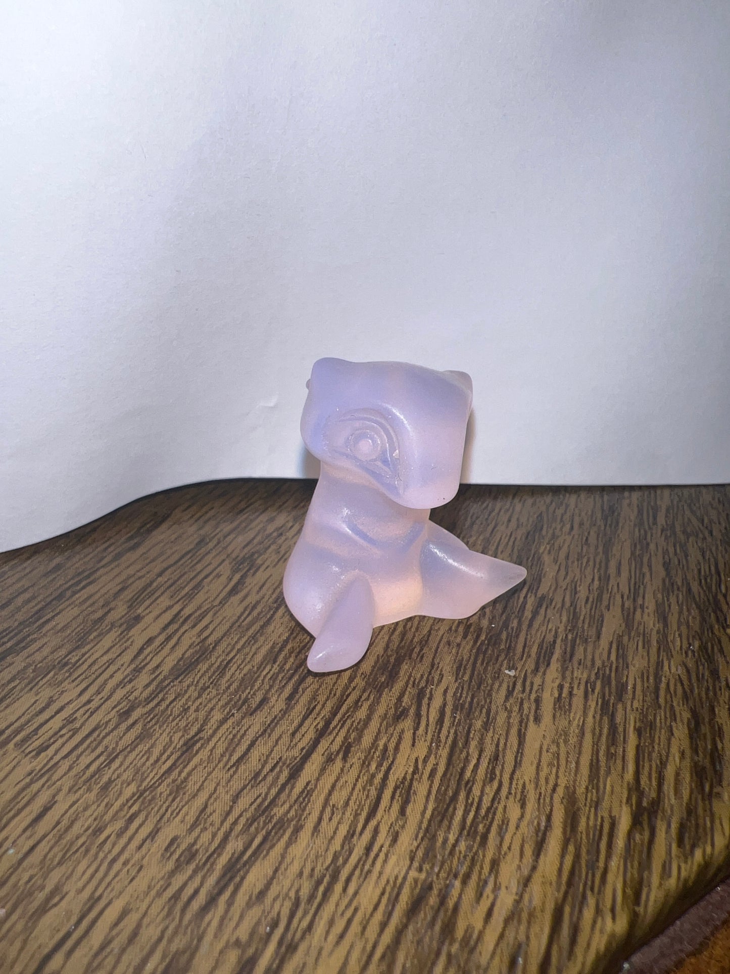 Pink Opalite Mew Carving