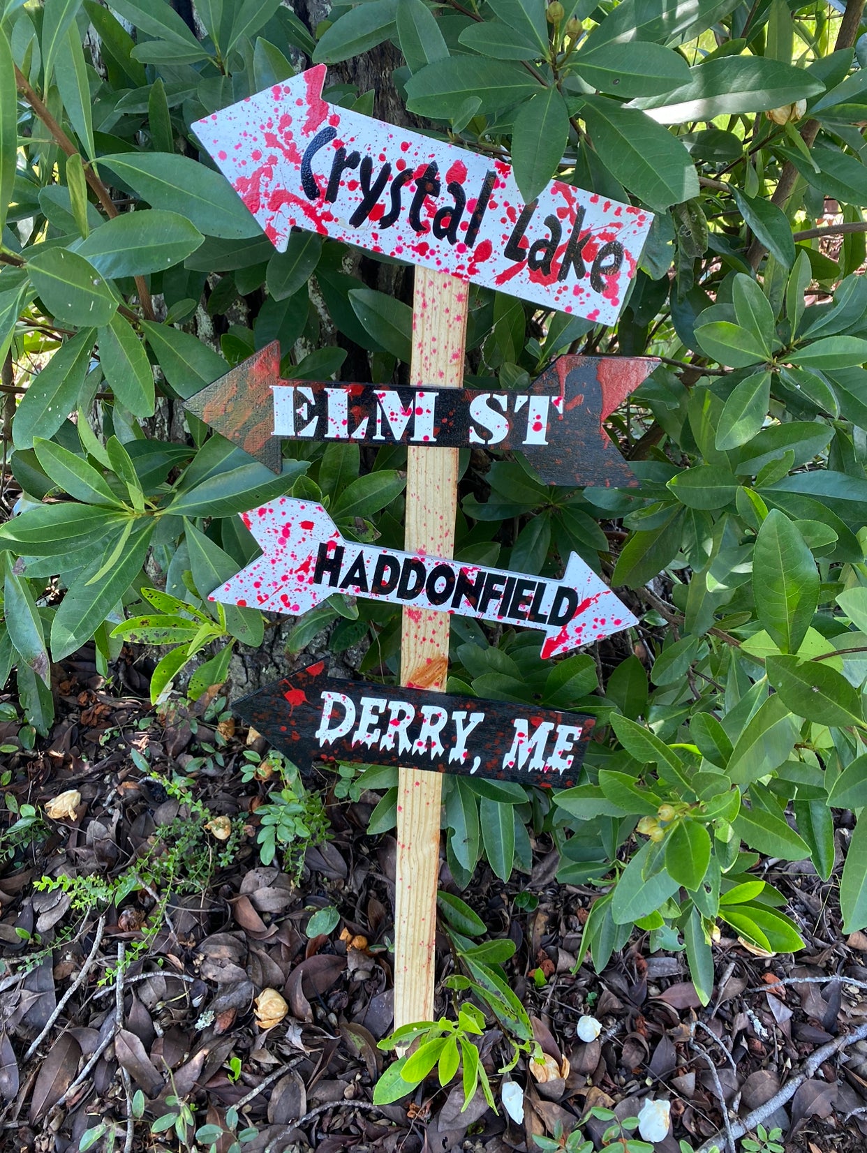 Horror Towns Directional Sign