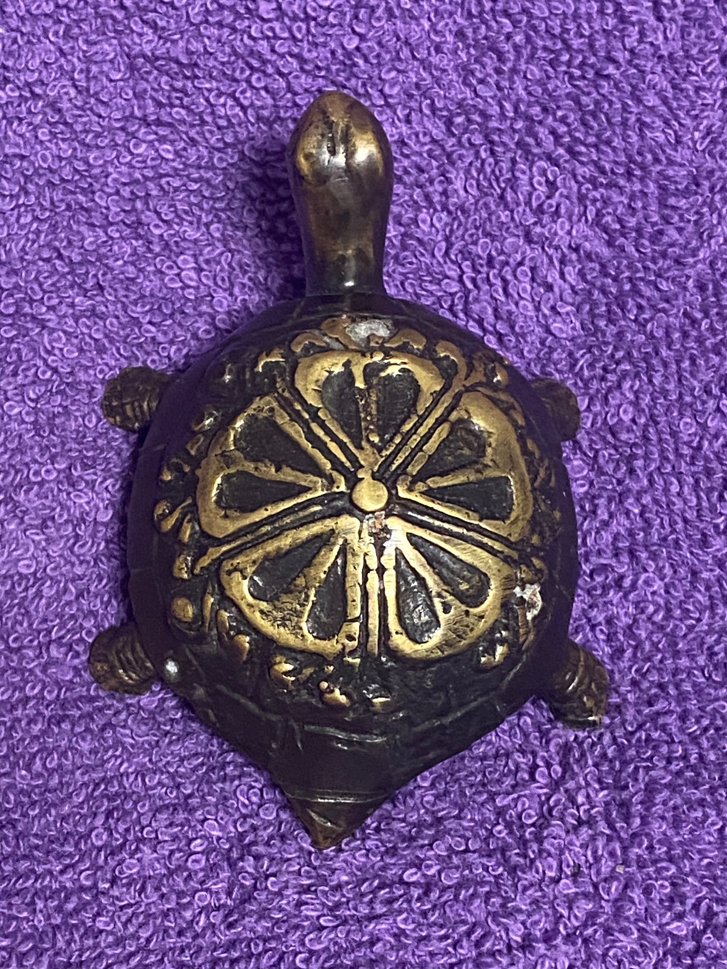 Brass Turtle Figurine