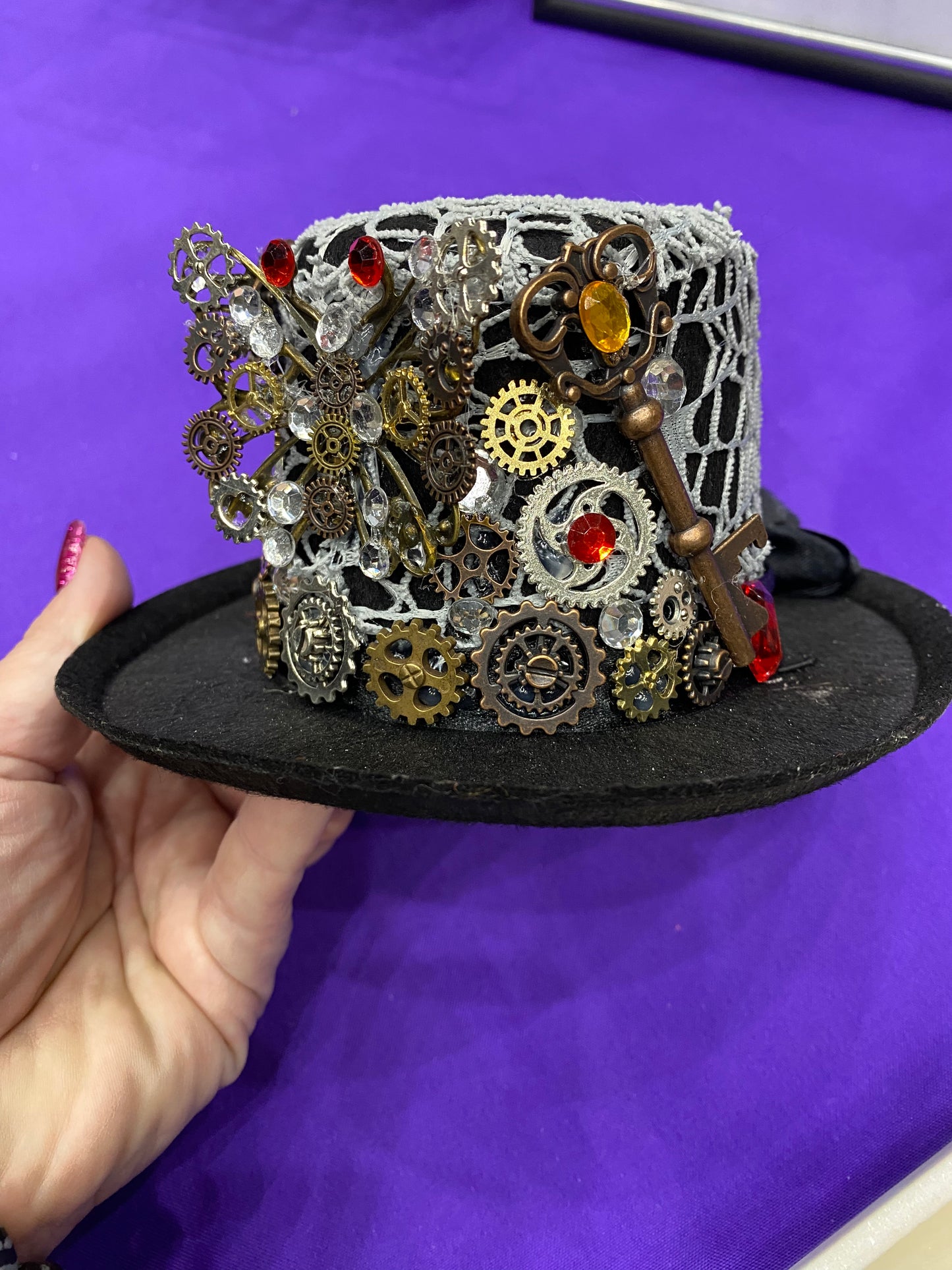 Handmade Steampunk Mini Hat