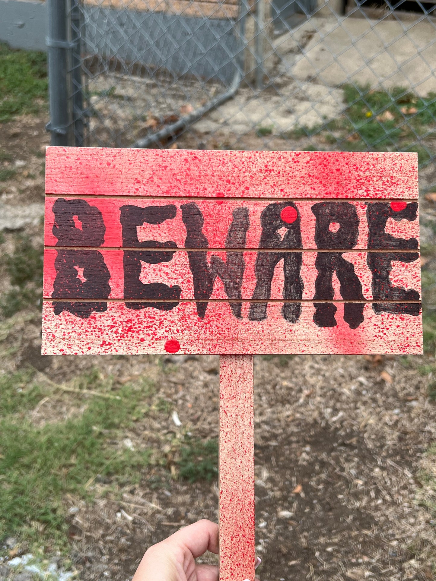 Halloween Blood Splattered Yard Signs