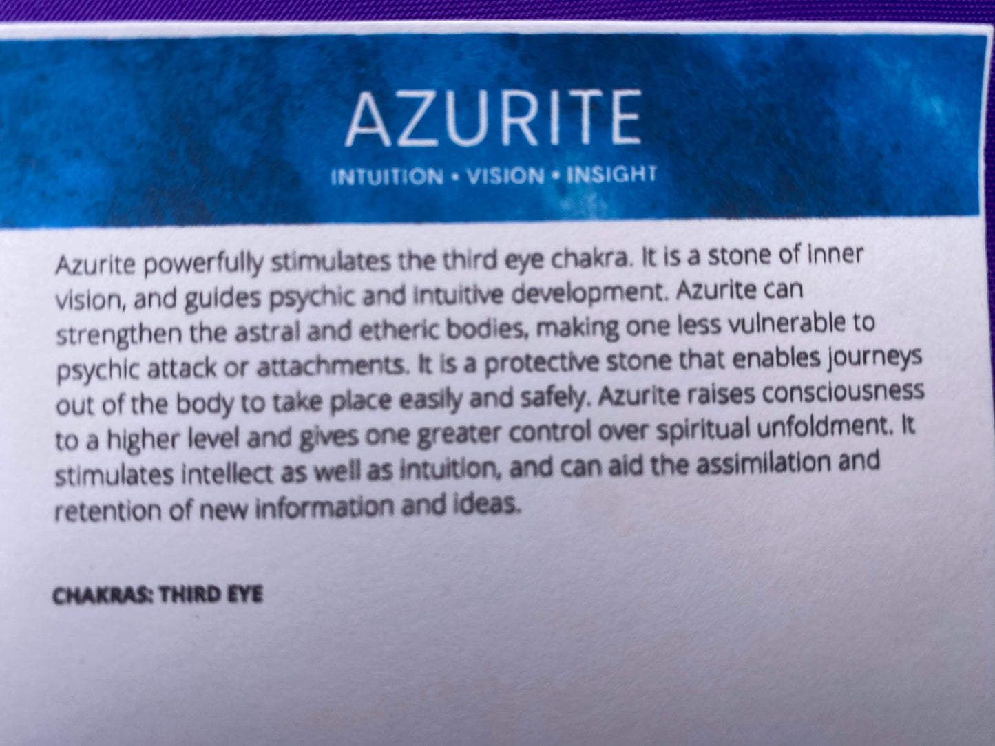 Azurite Raw Specimens