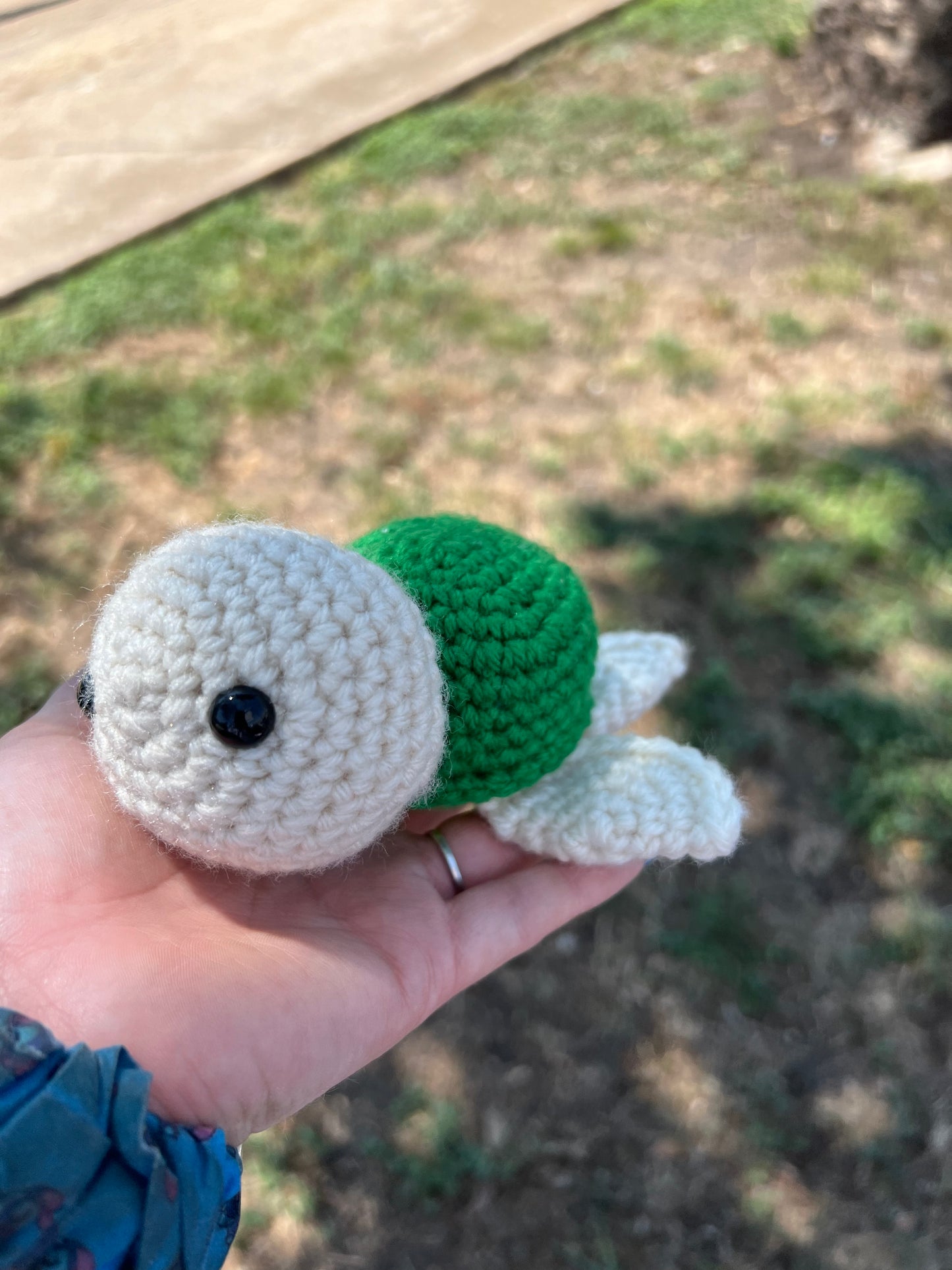 Brock the Broccoli Turtle Crochet Plushie