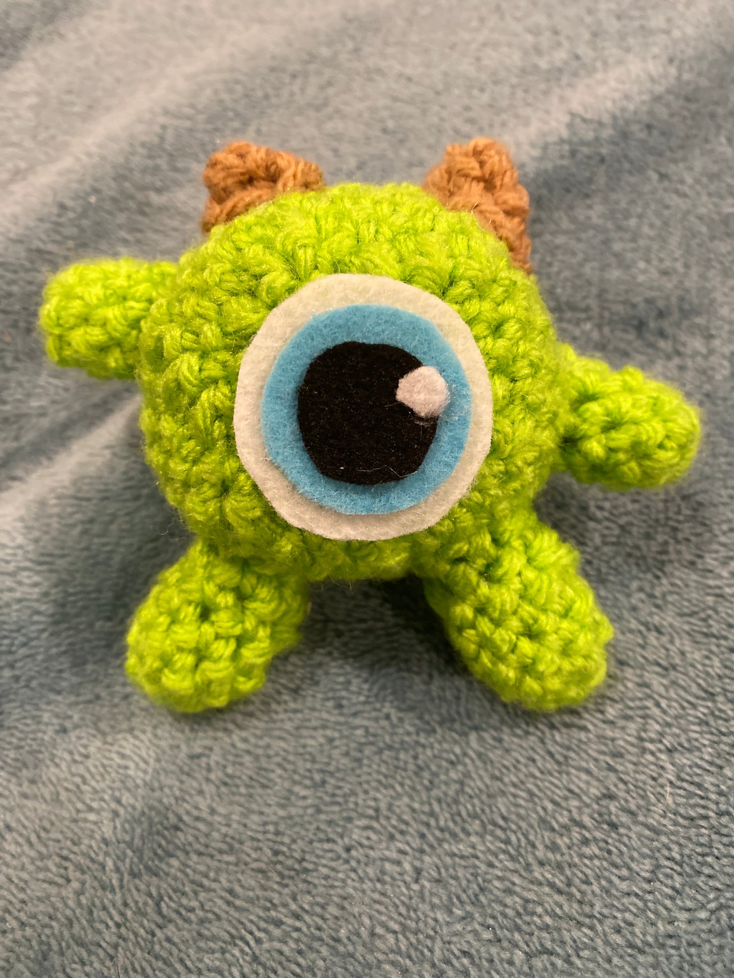 One Eyed Monster Crochet Plushie