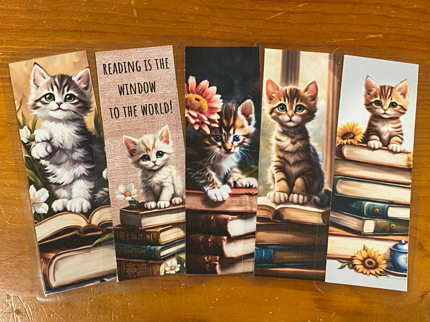 Cute Kitty Laminated Bookmark