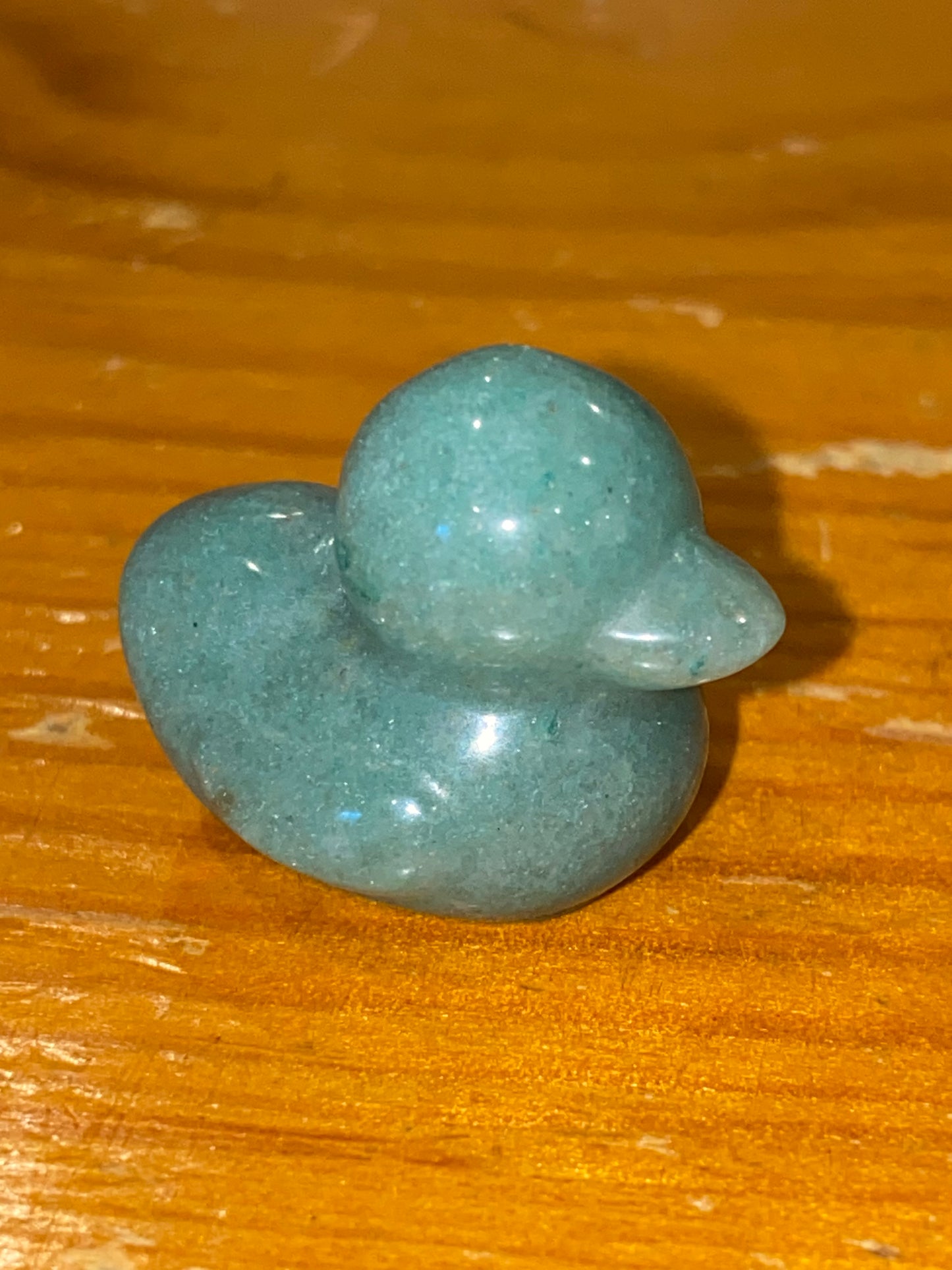 Mini Genuine Gemstone Duck Carvings