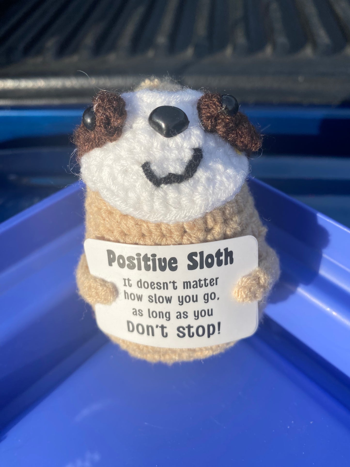 Crochet Positive Sloth