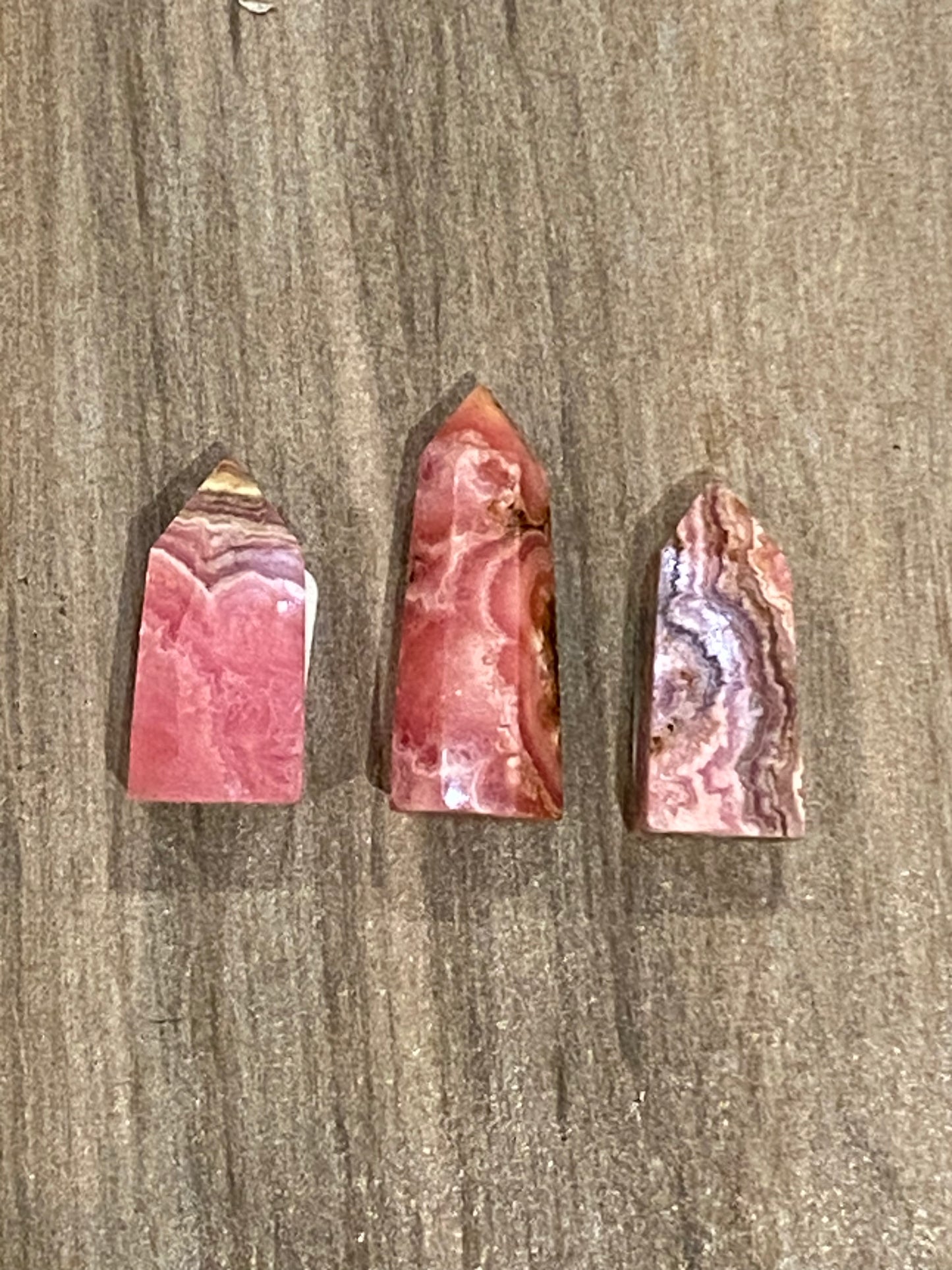 Rhodochrosite Miniature Towers