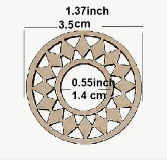 Wooden Round Sphere Holder