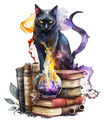Magical Black Cat 16 page Blank Journals