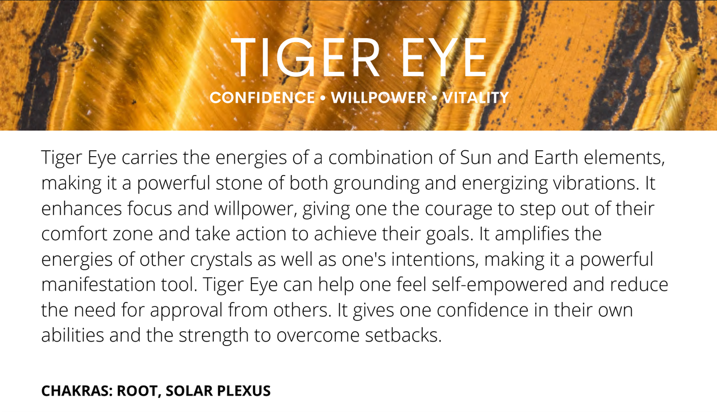 Tiger’s Eye Tumbles