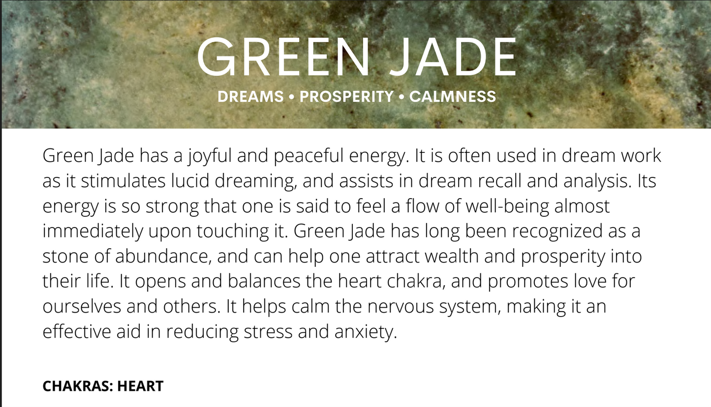 Green Jade Tumbles