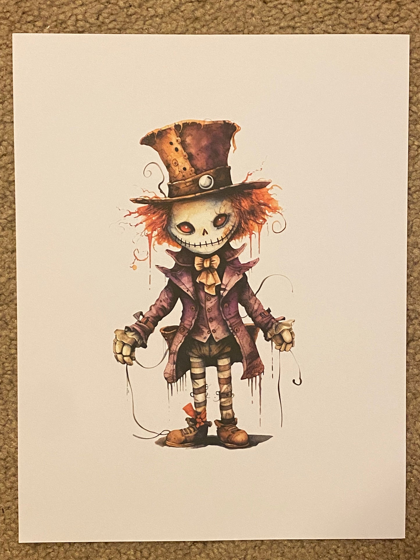 Spooky Wonderland 4.75x7 Waterproof Stickers