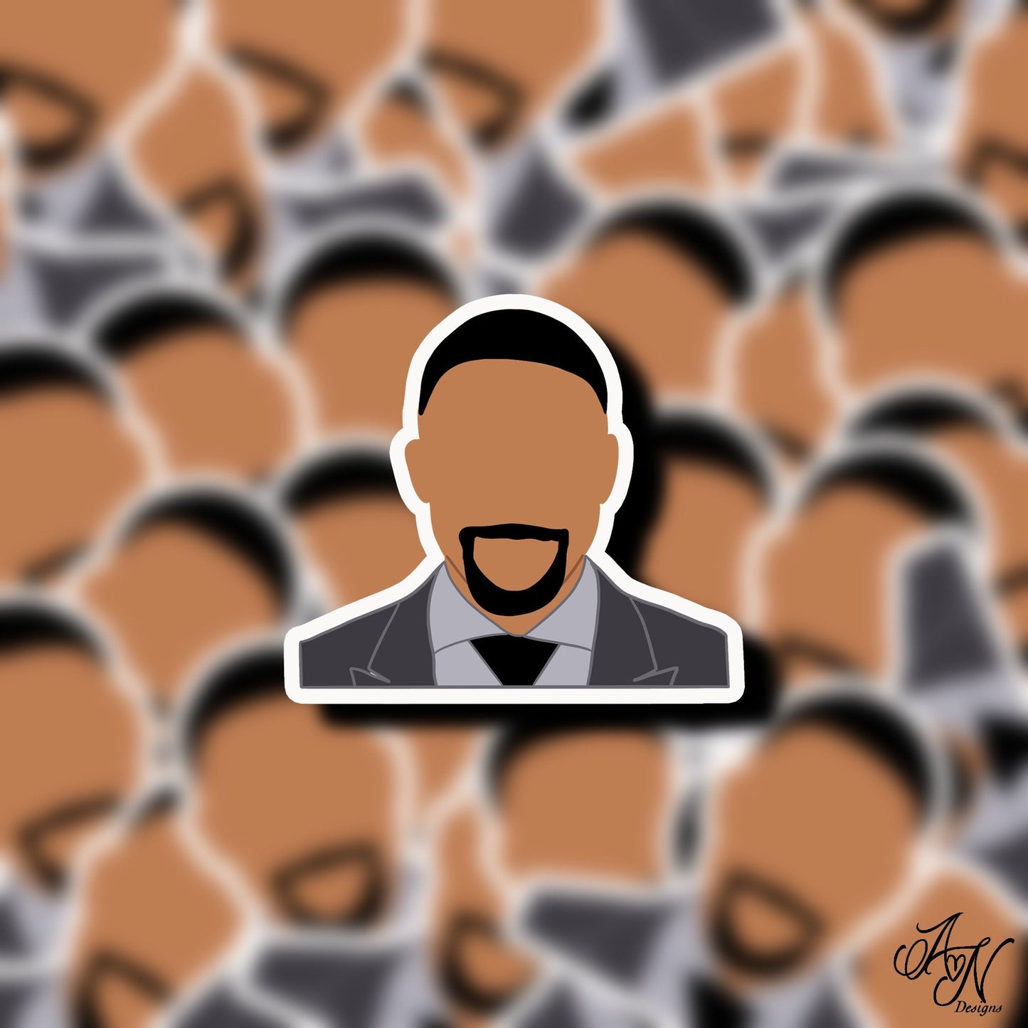 Quentin Carter - NCIS New Orleans Inspired Stickers