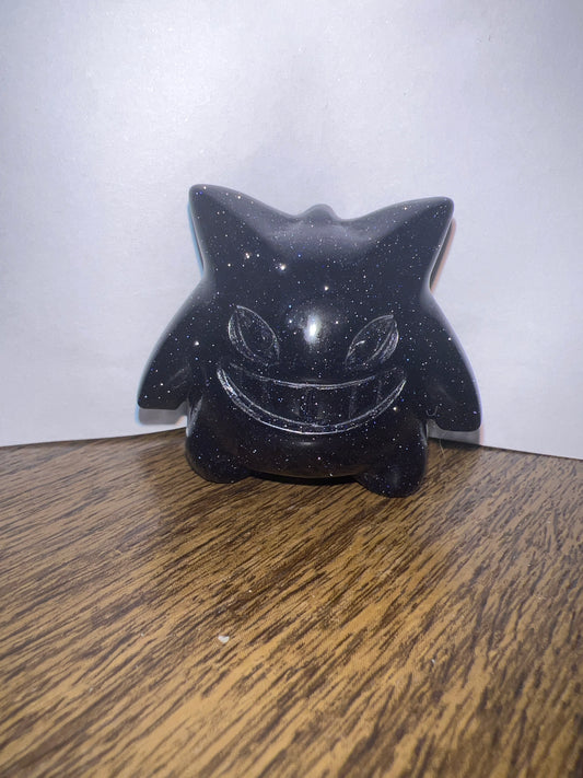 Blue Goldstone Gengar Carving