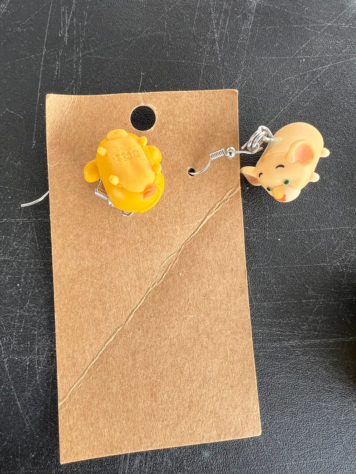 Recycled Toy Earrings