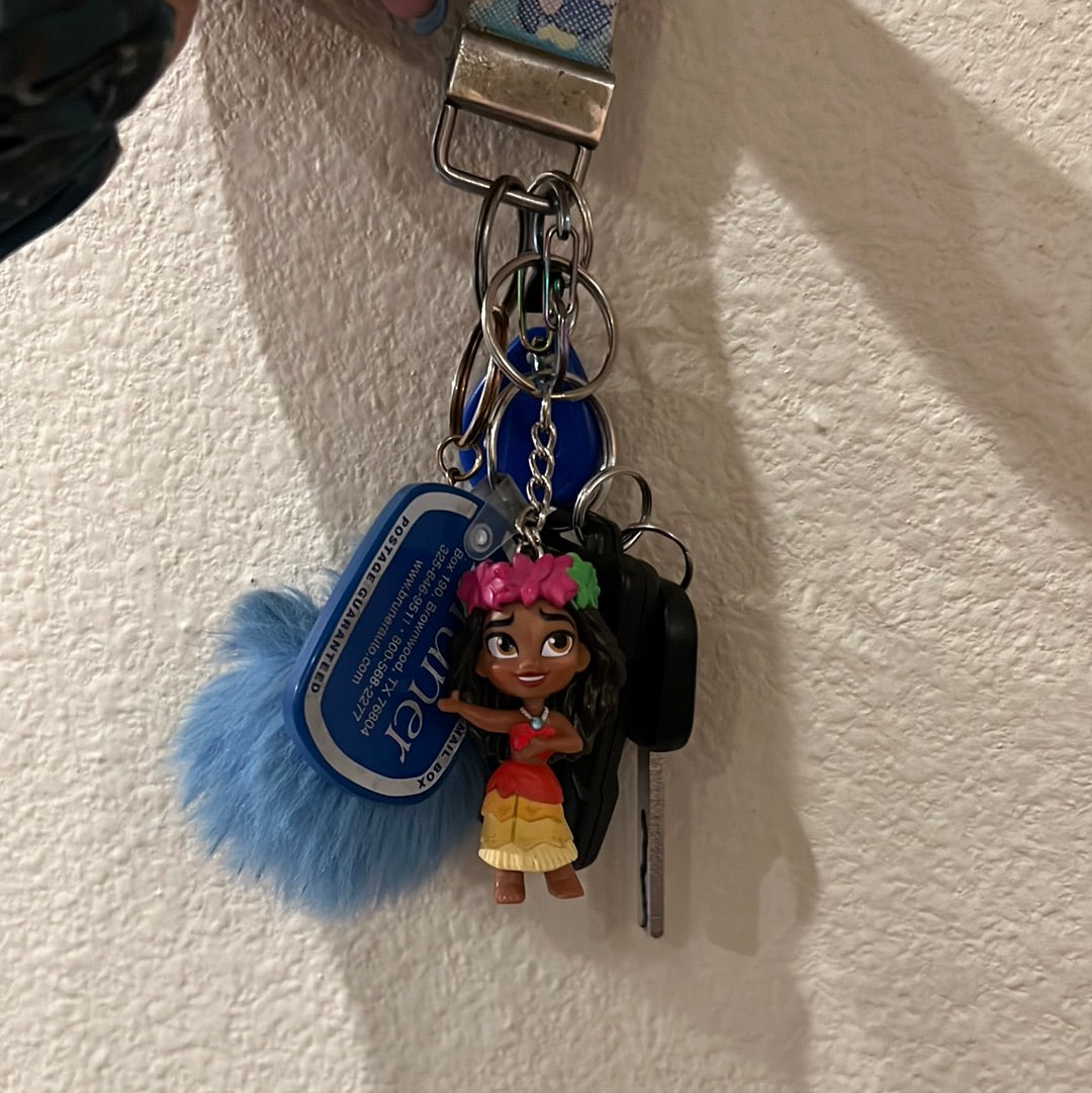 Recycled Toy Keychains/Backpack Pull