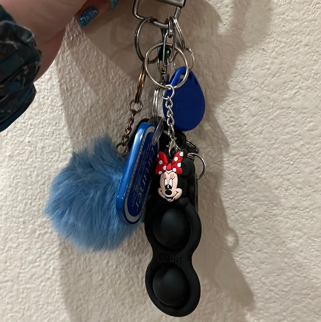 Recycled Toy Keychains/Backpack Pull