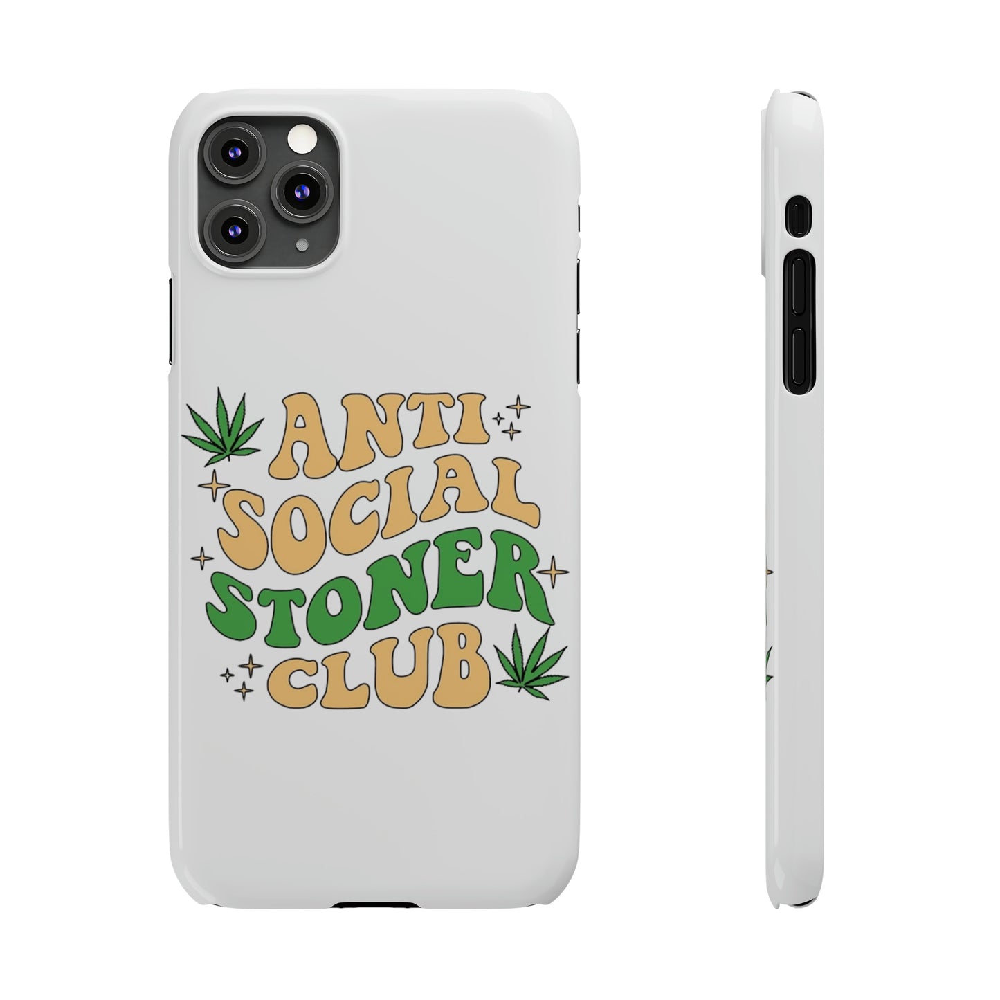 Anti-Social Stoners Club Slim Phone Case