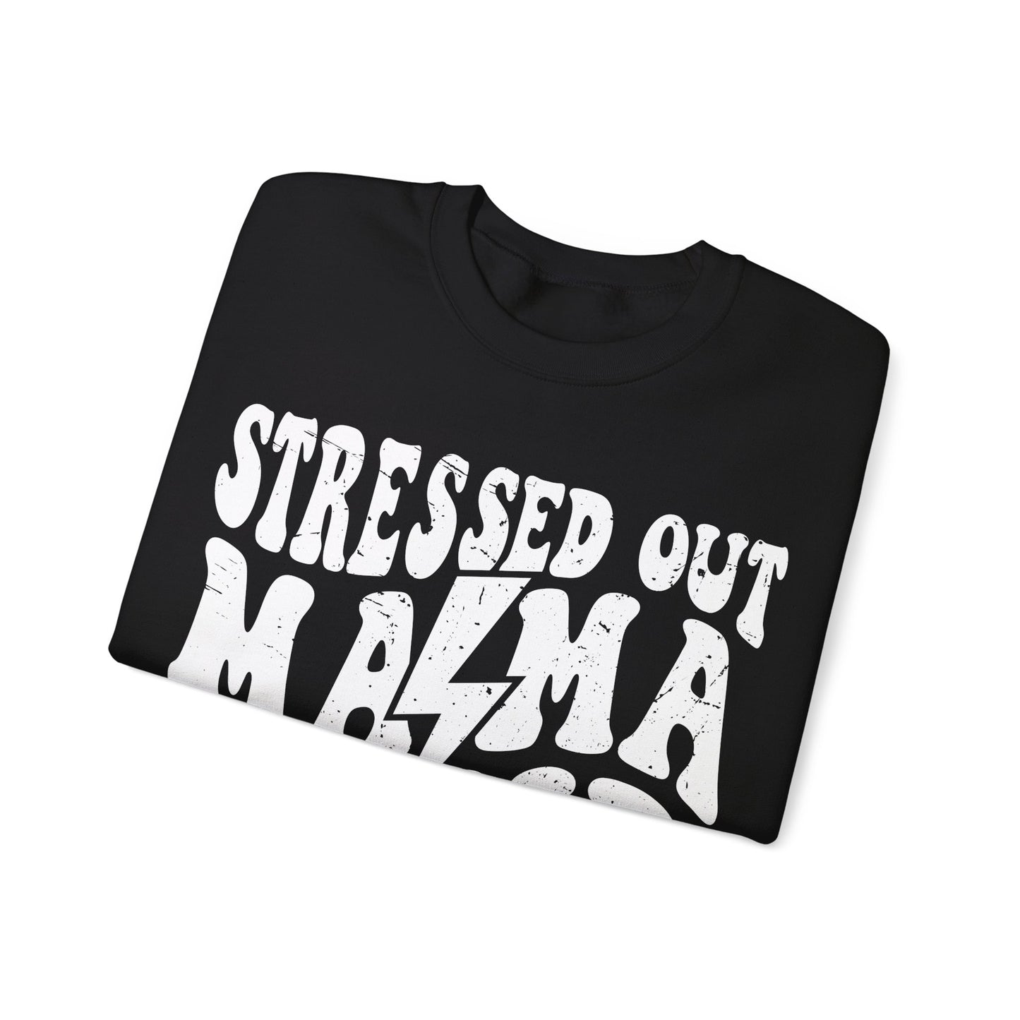 Stressed Out Mama Club Crewneck Sweatshirt