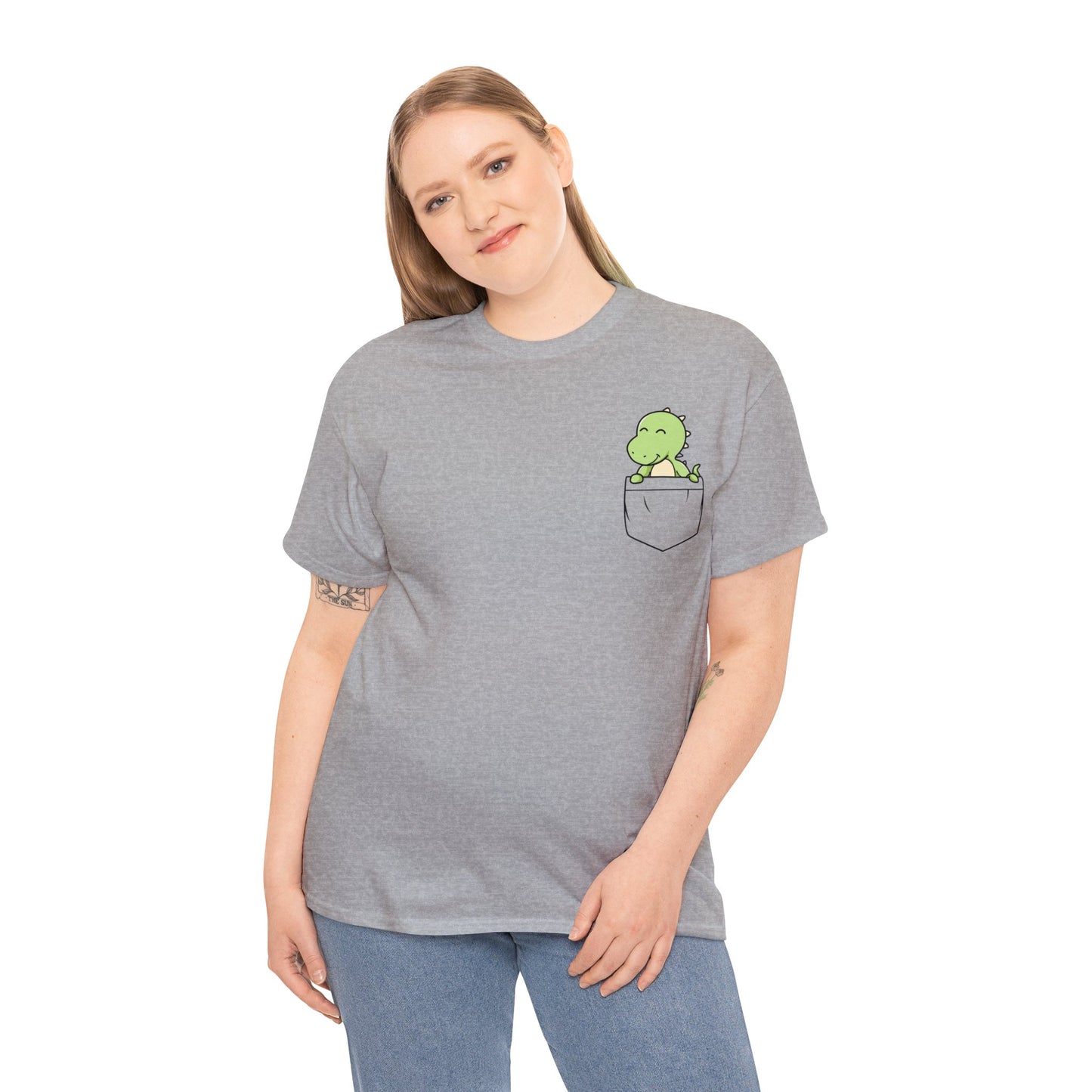 Dinosaur Fake Pocket T-Shirt