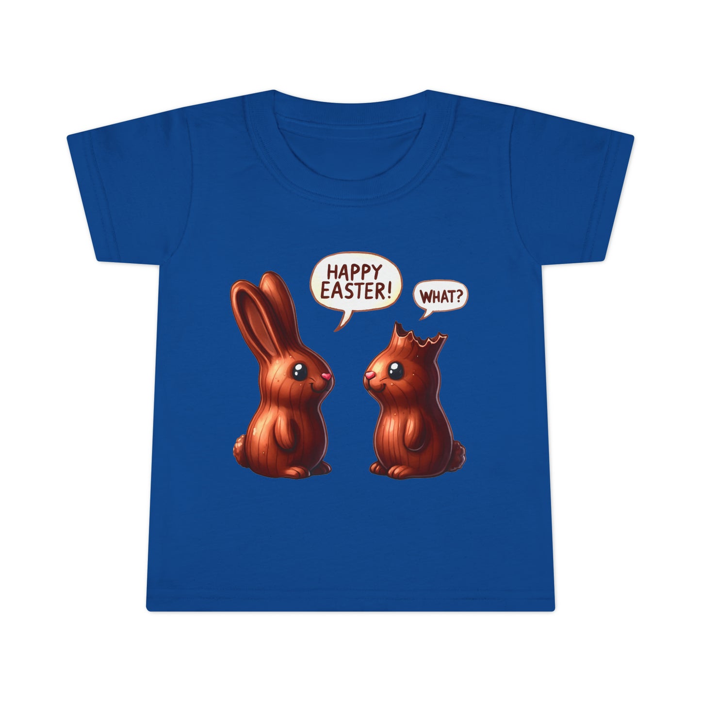 Chocolate Bunny Happy Easter Toddler T-shirt