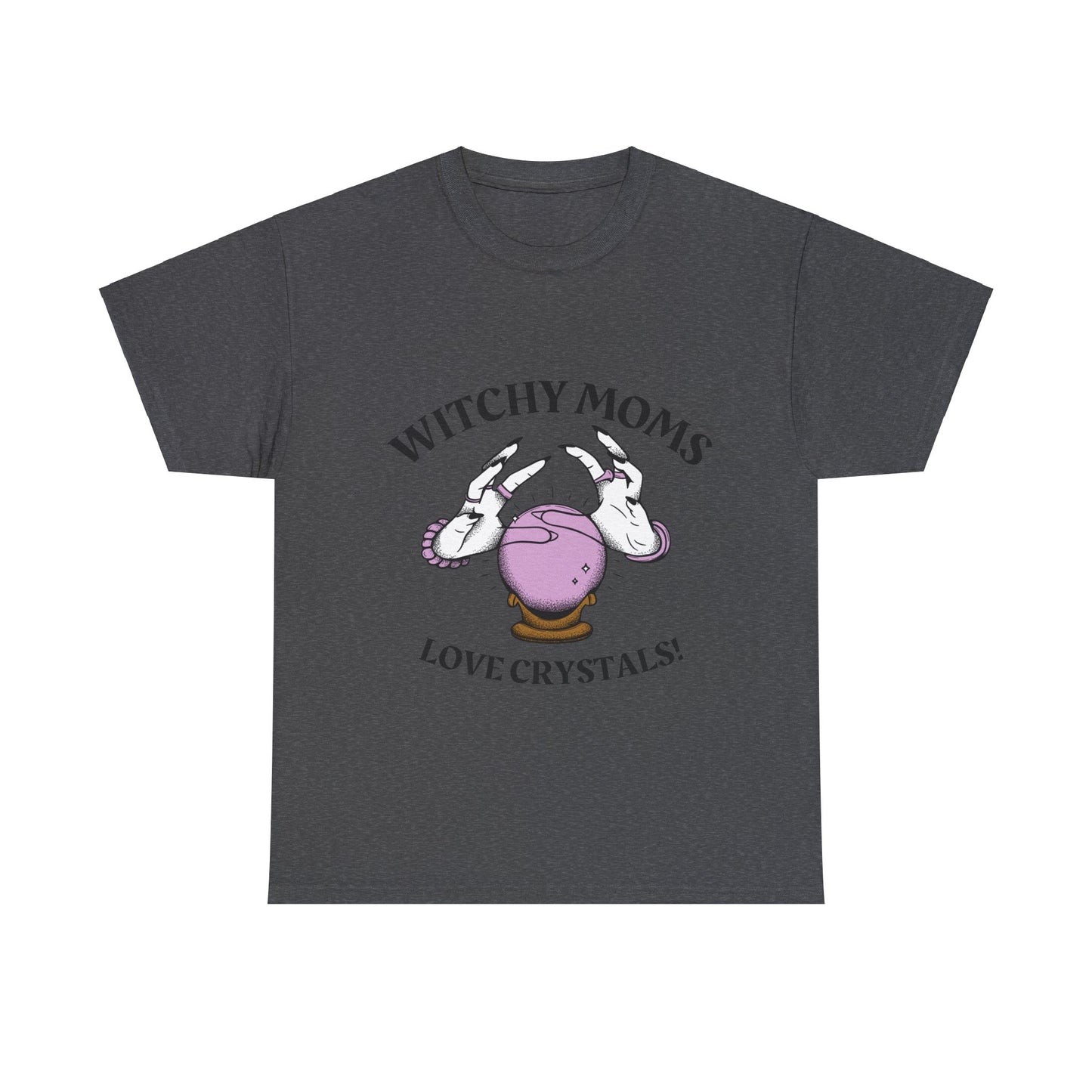 Witchy Moms Love Crystals T-shirt