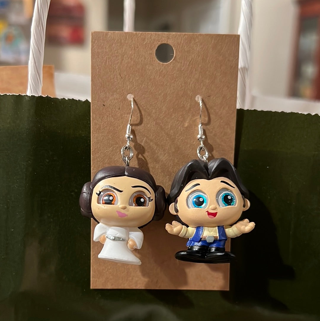 Recycled Toy Earrings