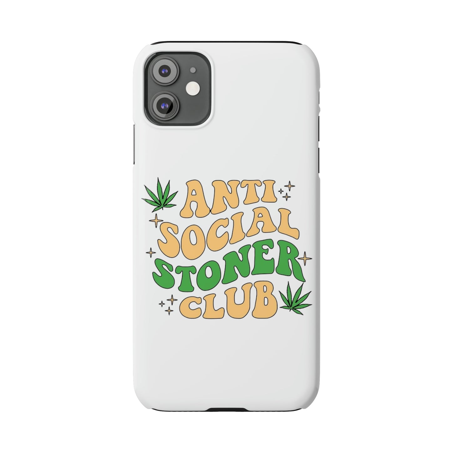 Anti-Social Stoners Club Slim Phone Case