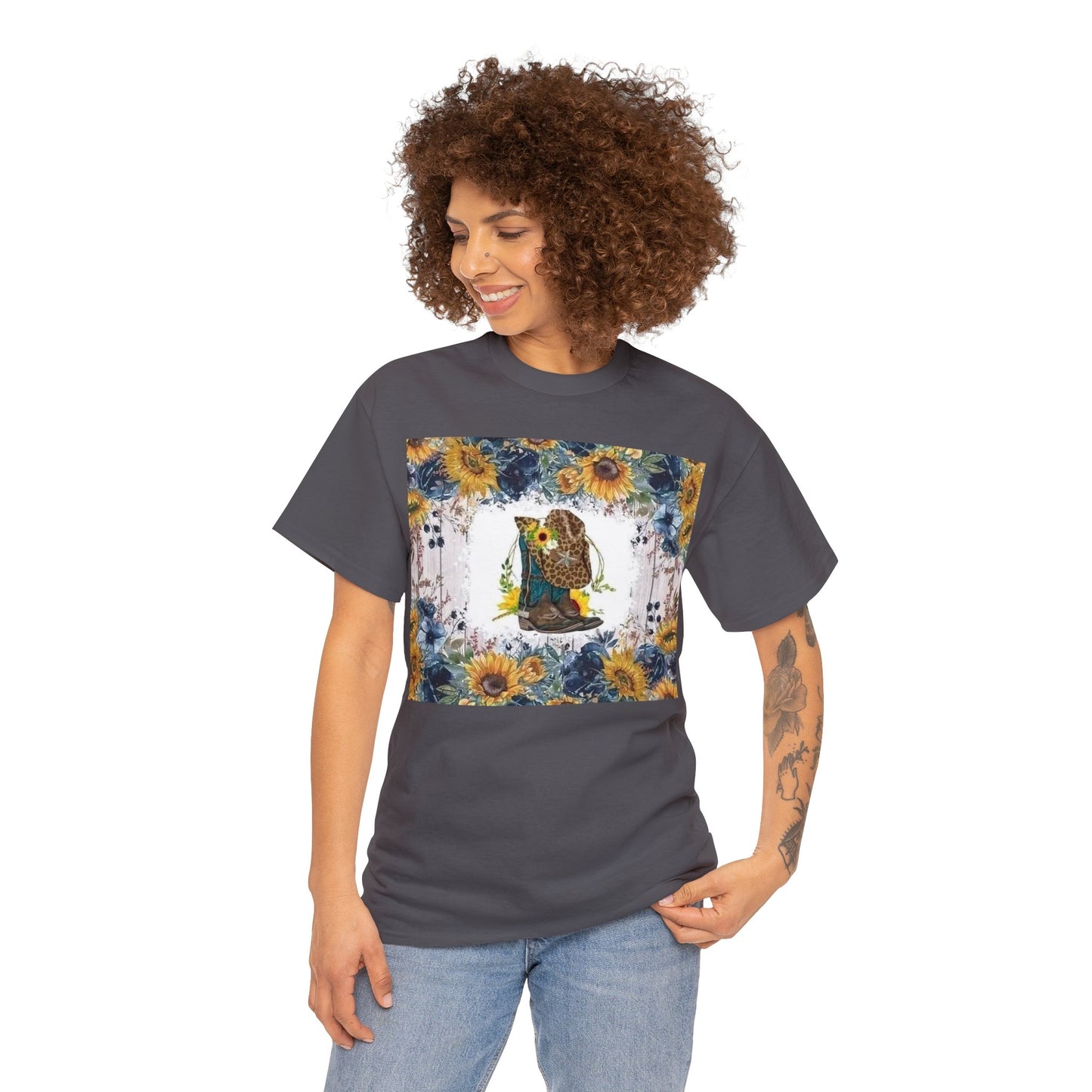 Sunflowers and Cowboy Boots T-Shirt