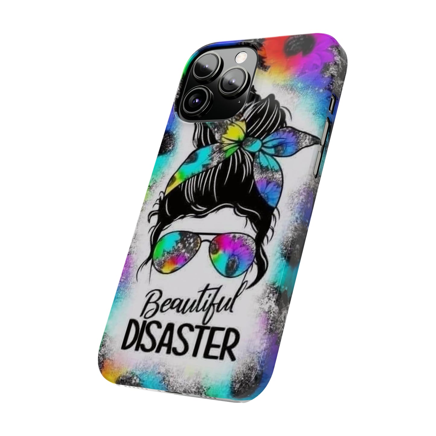 Beautiful Disaster Slim Phone Cases