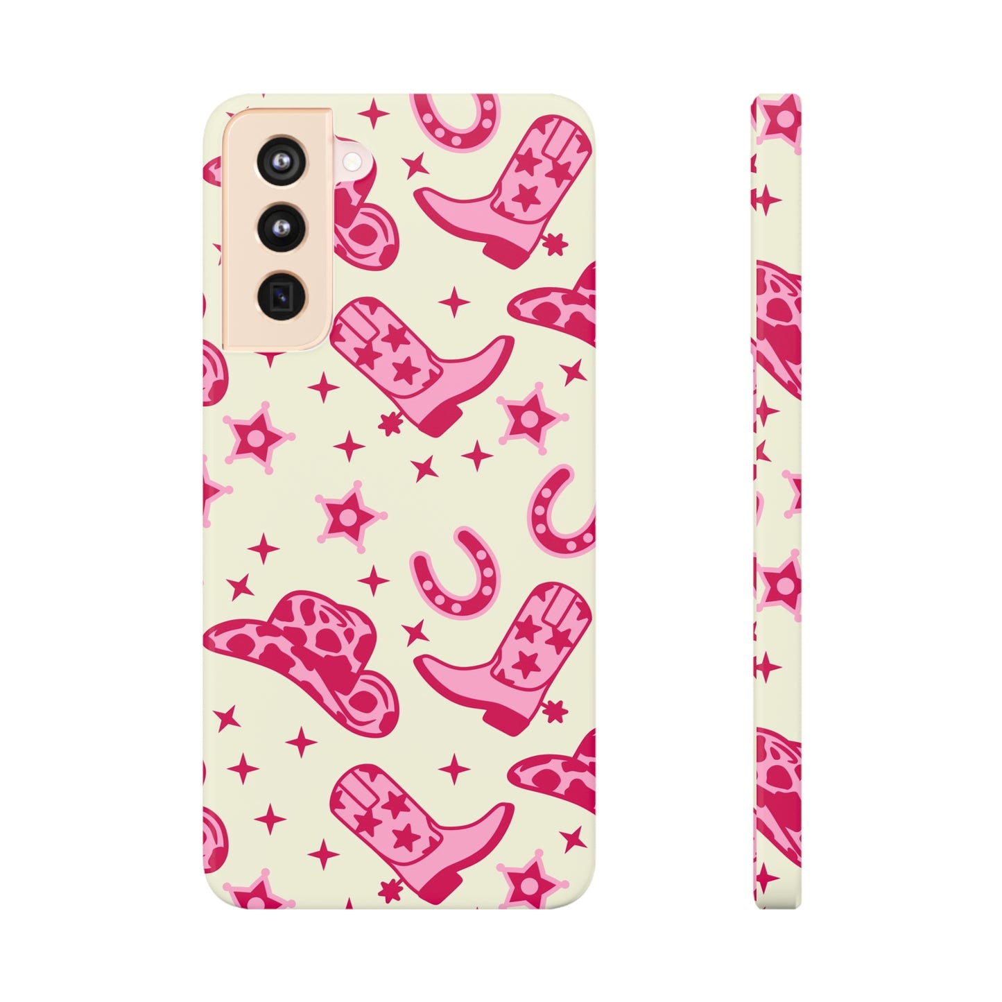 Pink Country Girl Slim Phone Case - Samsung