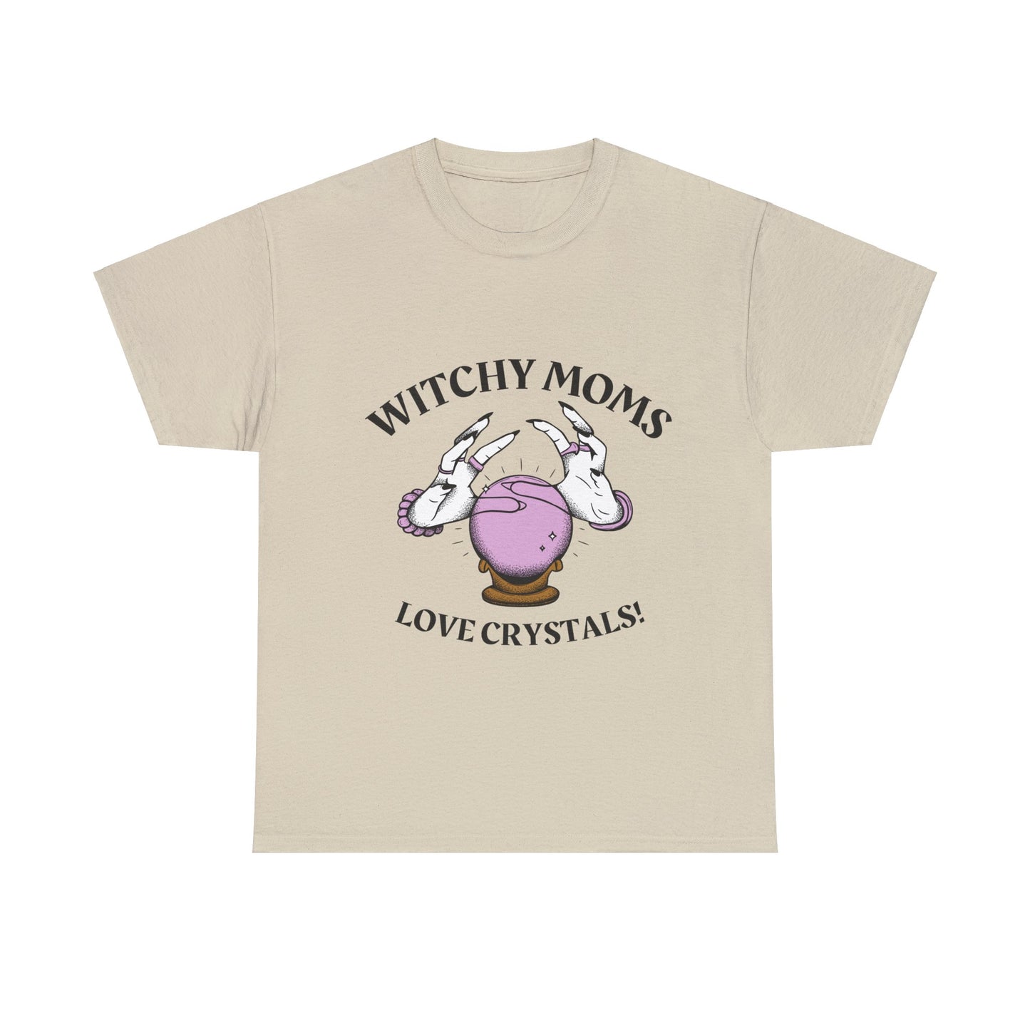 Witchy Moms Love Crystals T-shirt