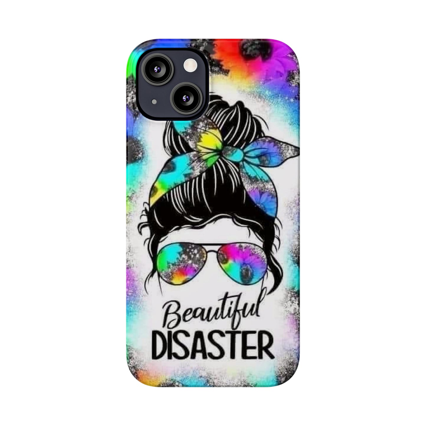 Beautiful Disaster Slim Phone Cases