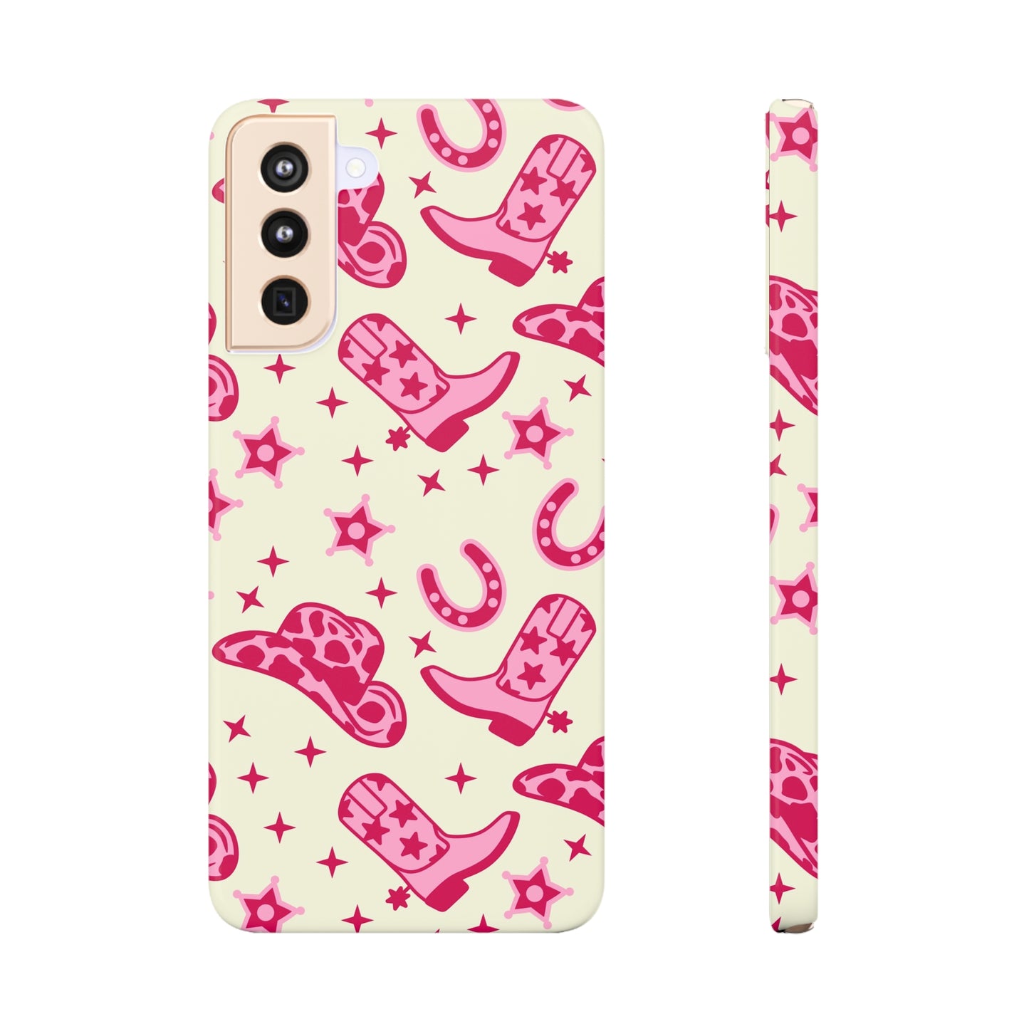 Pink Country Girl Slim Phone Case - Samsung