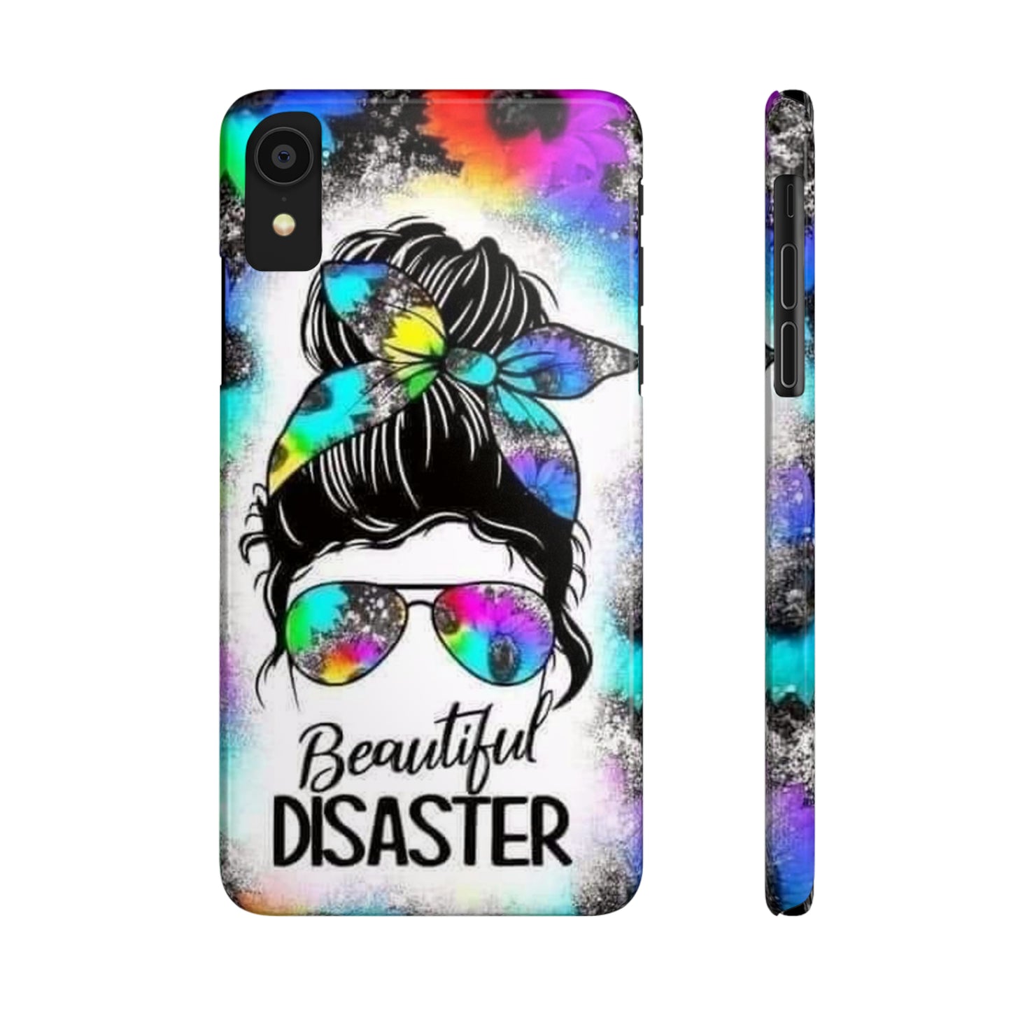 Beautiful Disaster Slim Phone Cases