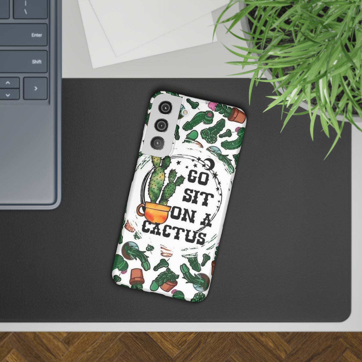 Go Sit on a Cactus Slim Phone Case - Samsung