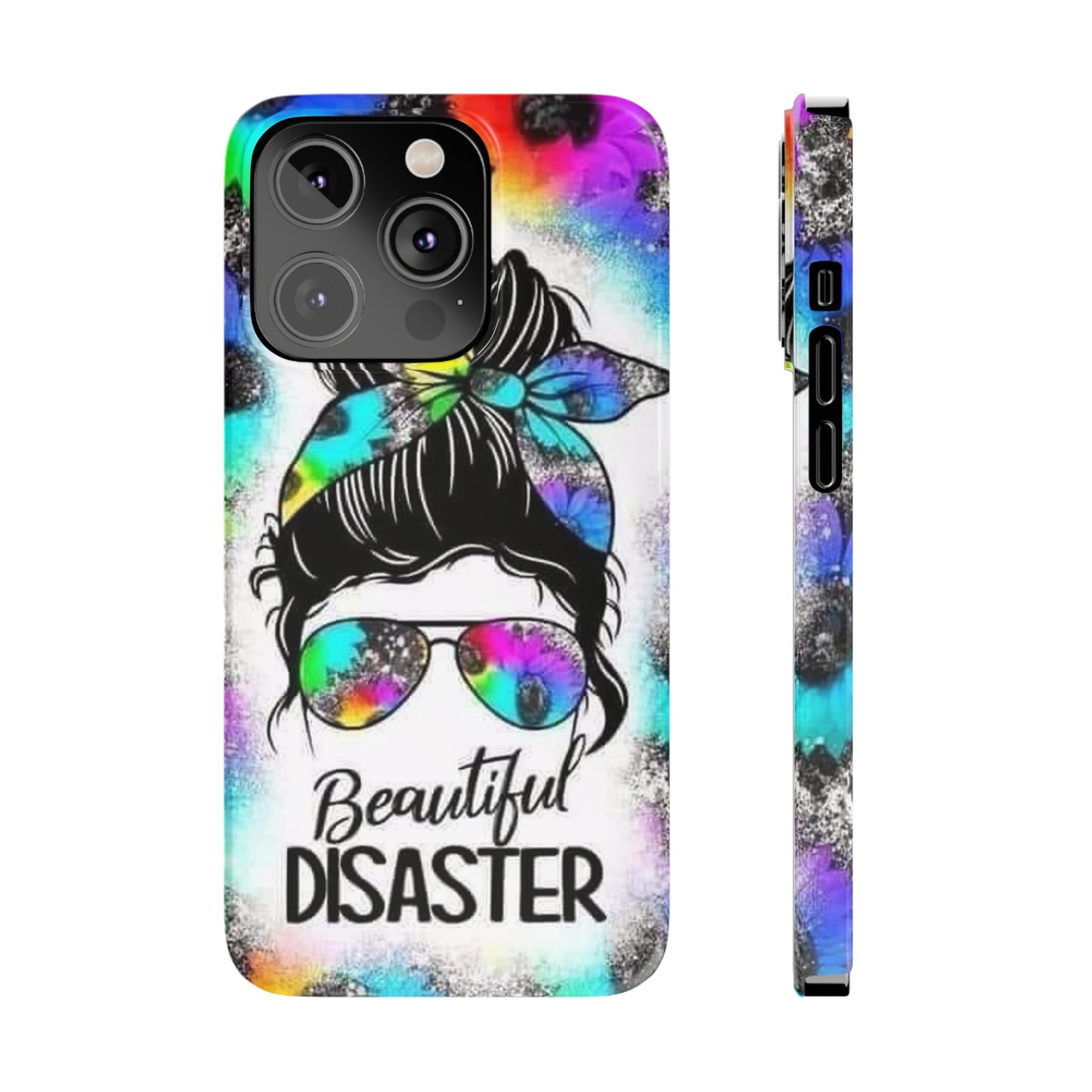 Beautiful Disaster Slim Phone Cases