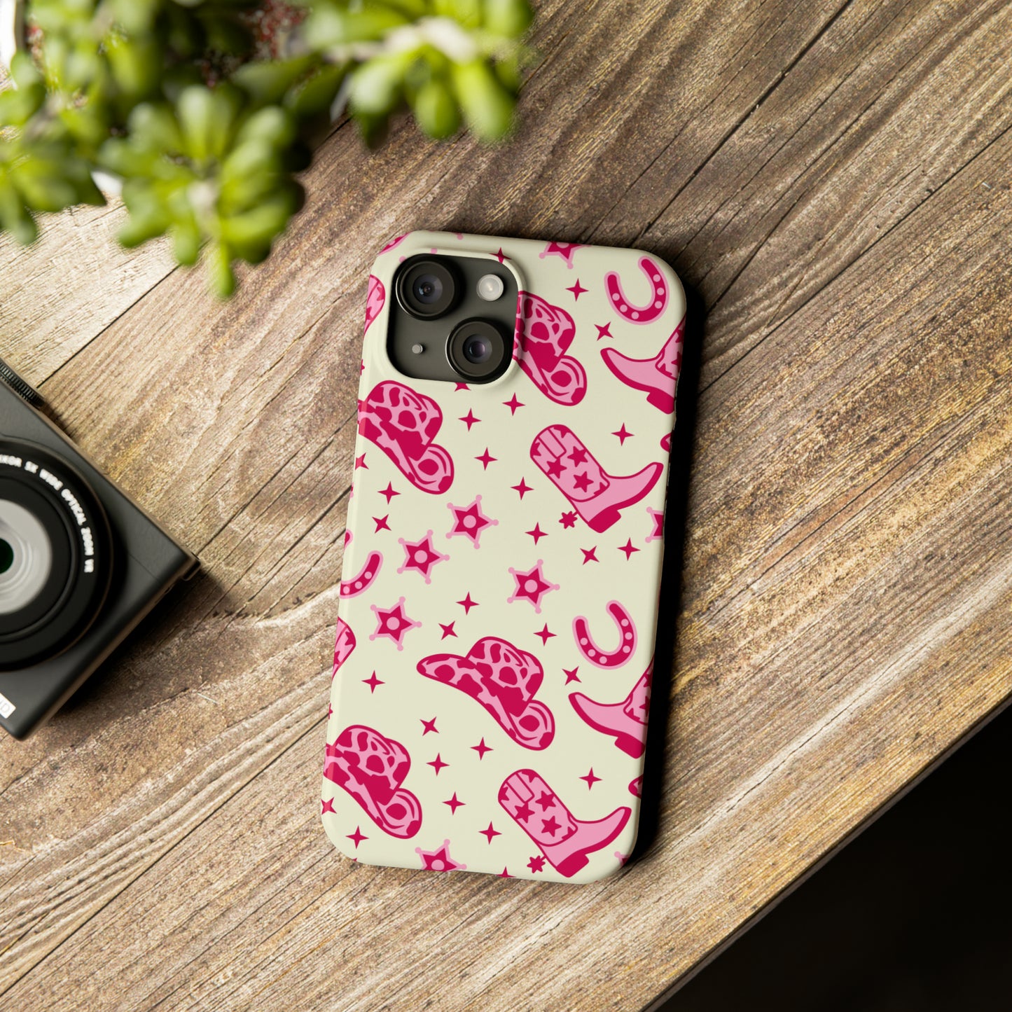 Pink Country Girl Slim iPhone Cases